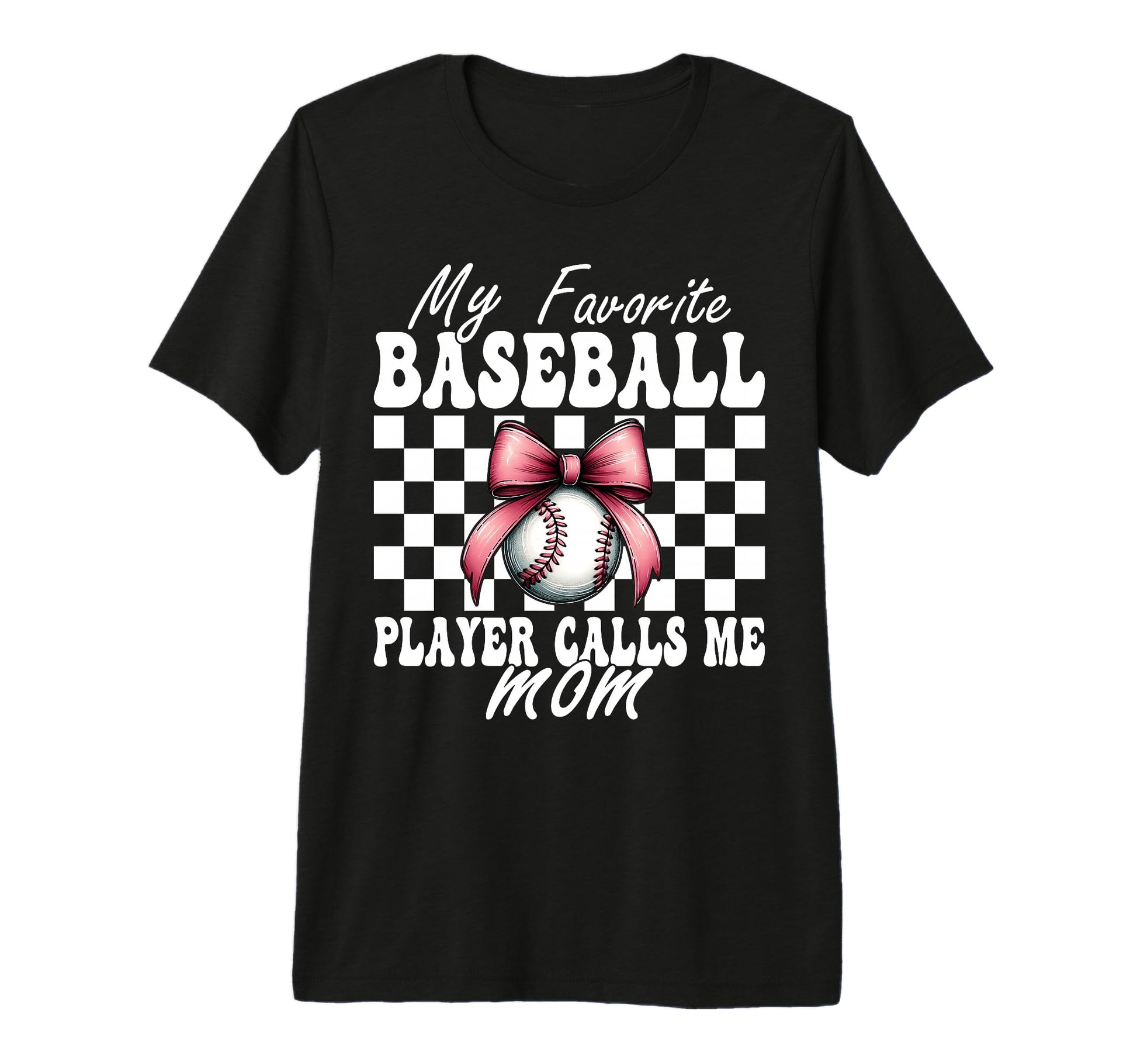 Favorite Baseball Player Calls Me Mom T-Shirt - Minimalist Print Unisex - T-Shirt, Sweatshirt, Hoodie