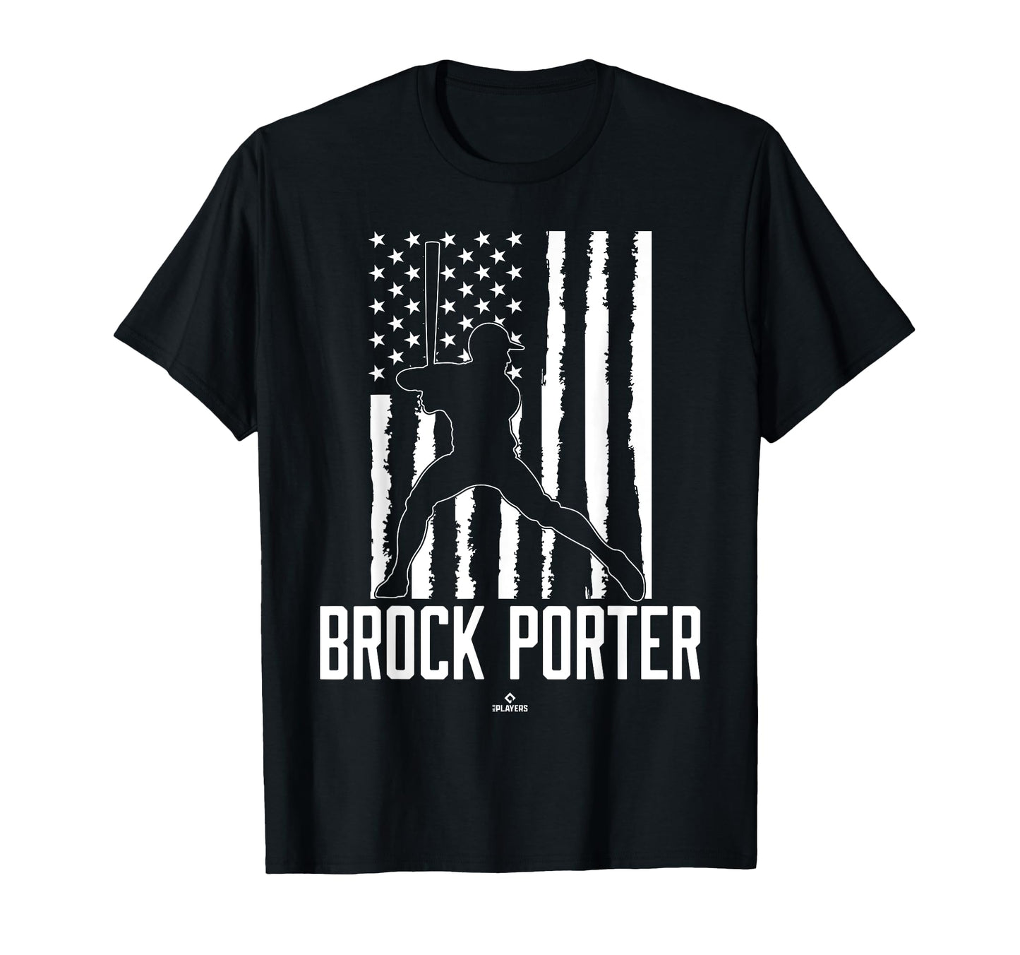 Distressed Flag Swing Brock Porter T-Shirt - Aesthetic Graphic Unisex - T-Shirt, Sweatshirt, Hoodie