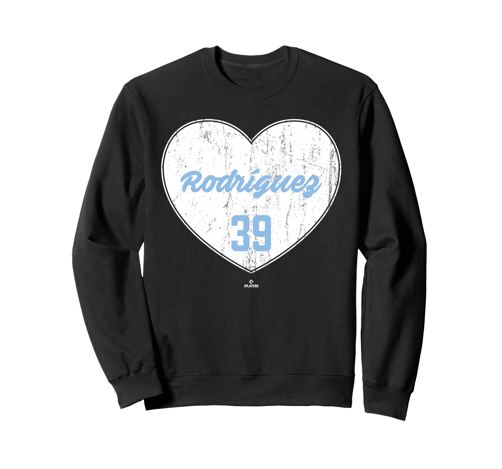 Distressed Heart Manuel Rodr Guez Sweatshirt - Minimalist Print for Adults - T-Shirt, Sweatshirt, Hoodie