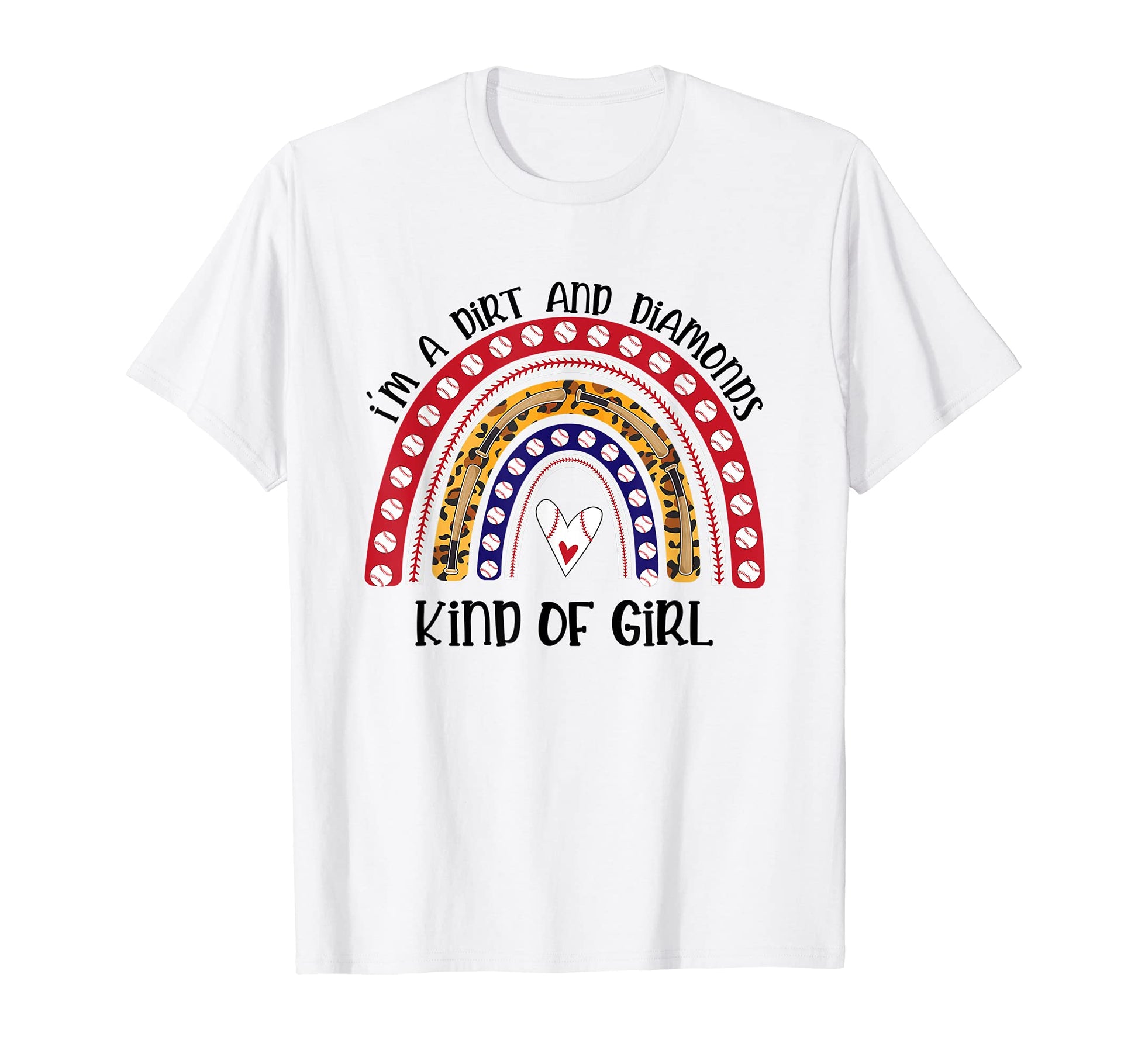 Dirt And Diamonds Kinda Baseball T-Shirt - Aesthetic Graphic for Adults - T-Shirt, Sweatshirt, Hoodie