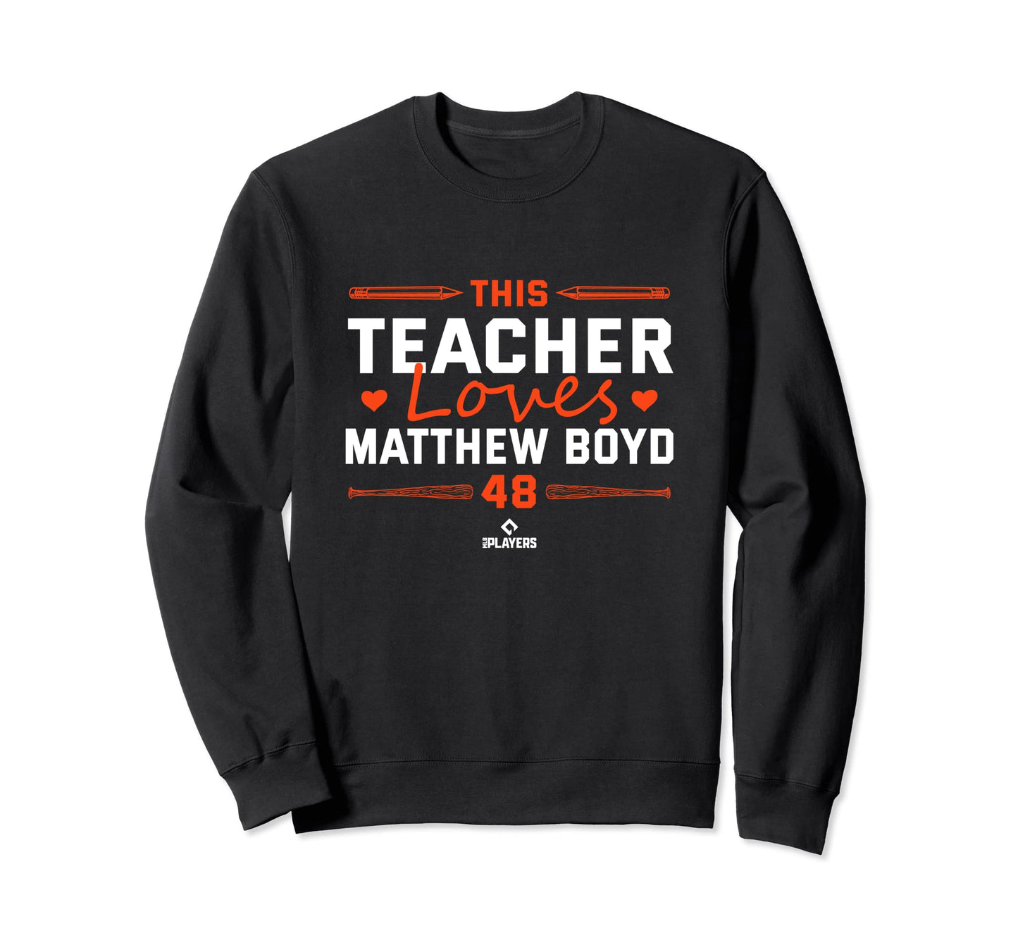 This Teacher Loves Matthew Boyd Sweatshirt - Minimalist Print for Adults - T-Shirt, Sweatshirt, Hoodie