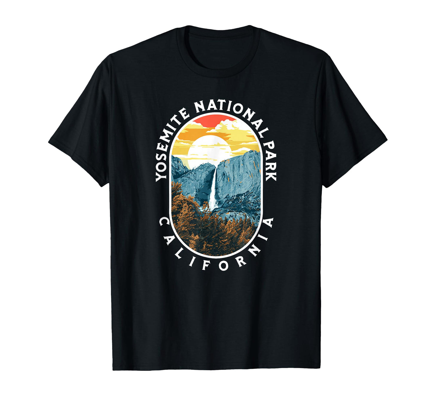 Yosemite Falls National Park T-Shirt - Casual Everyday Wear Men Women - T-Shirt, Sweatshirt, Hoodie