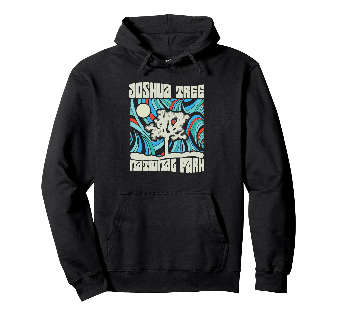 Joshua Tree National Park Psychedelic Hoodie - Trendy Graphic for Adults - T-Shirt, Sweatshirt, Hoodie