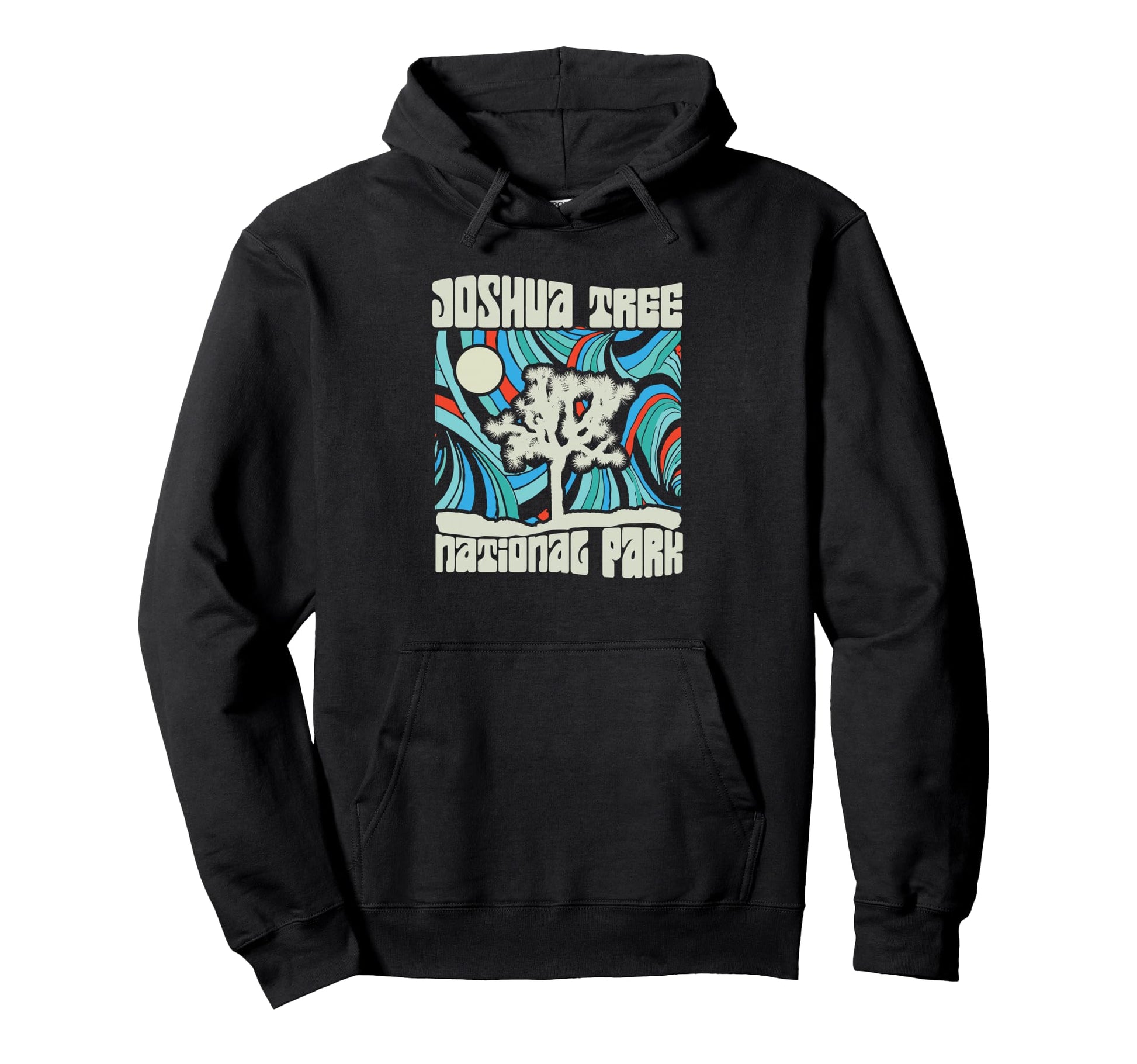 Joshua Tree National Park Psychedelic Hoodie - Trendy Graphic for Adults - T-Shirt, Sweatshirt, Hoodie