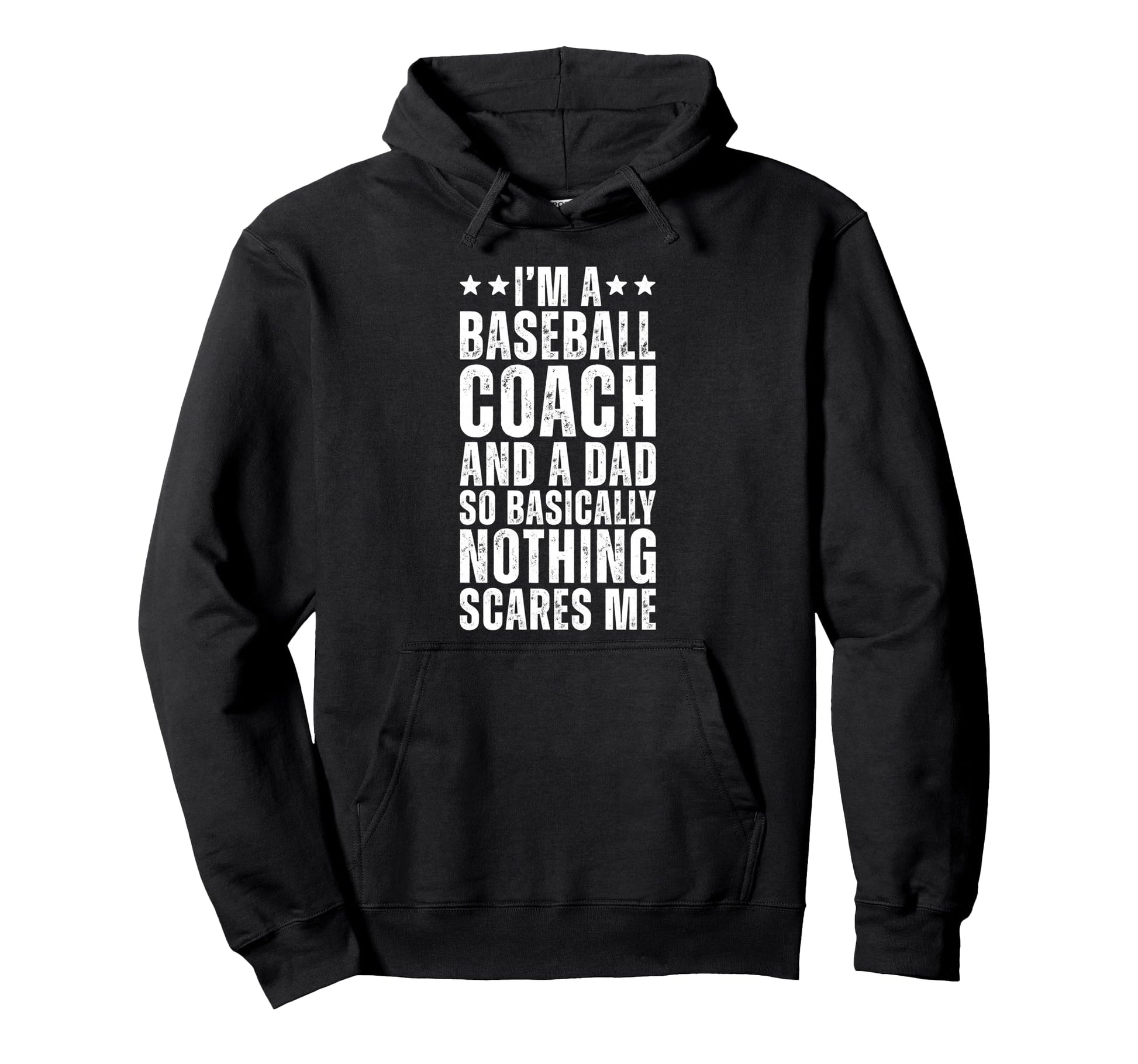Baseball Coach And Dad Funny Hoodie - Streetwear Style for Adults - T-Shirt, Sweatshirt, Hoodie