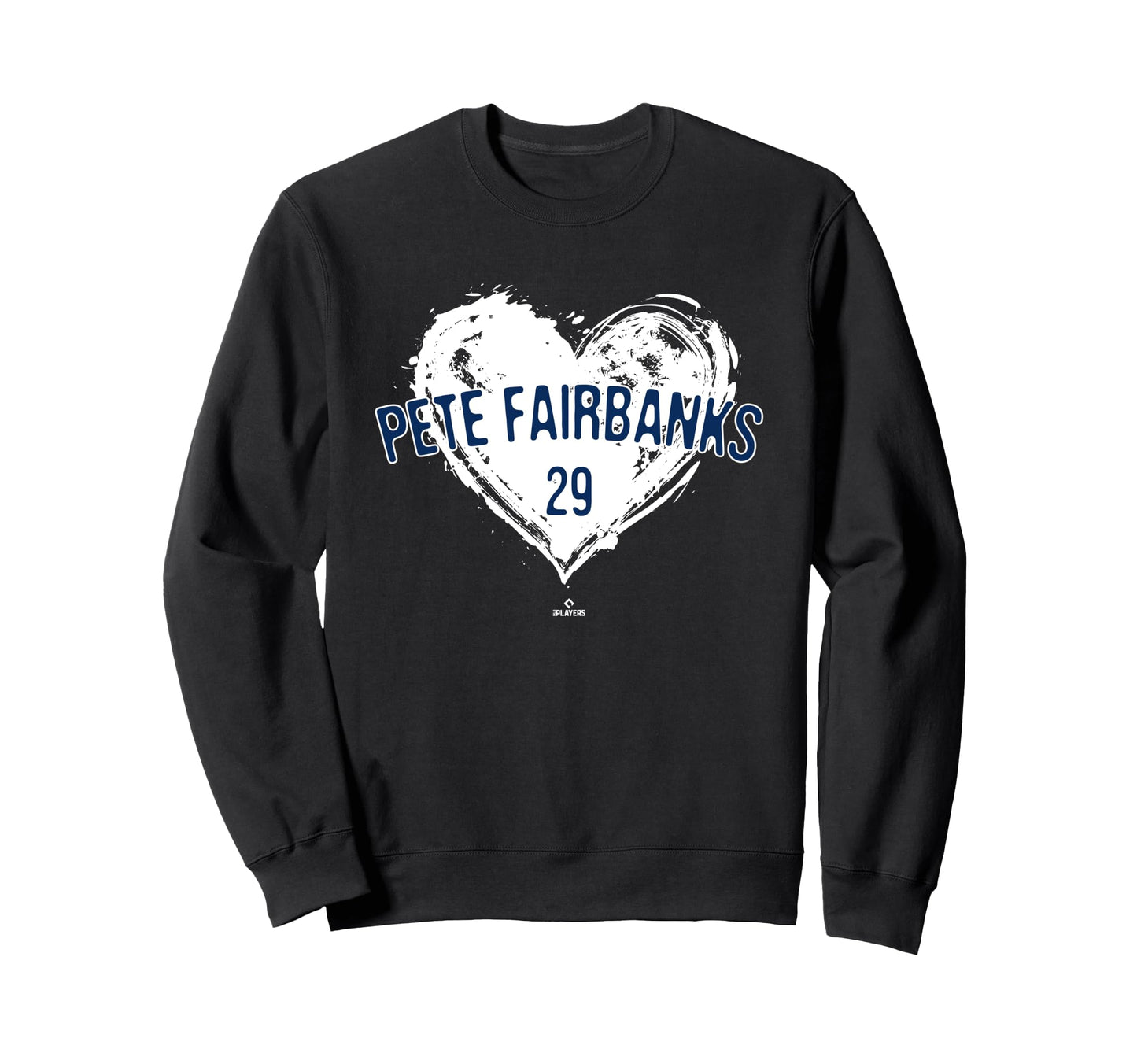 Distressed Heart Pete Fairbanks Tampa Sweatshirt - Custom Art Print Unisex - T-Shirt, Sweatshirt, Hoodie