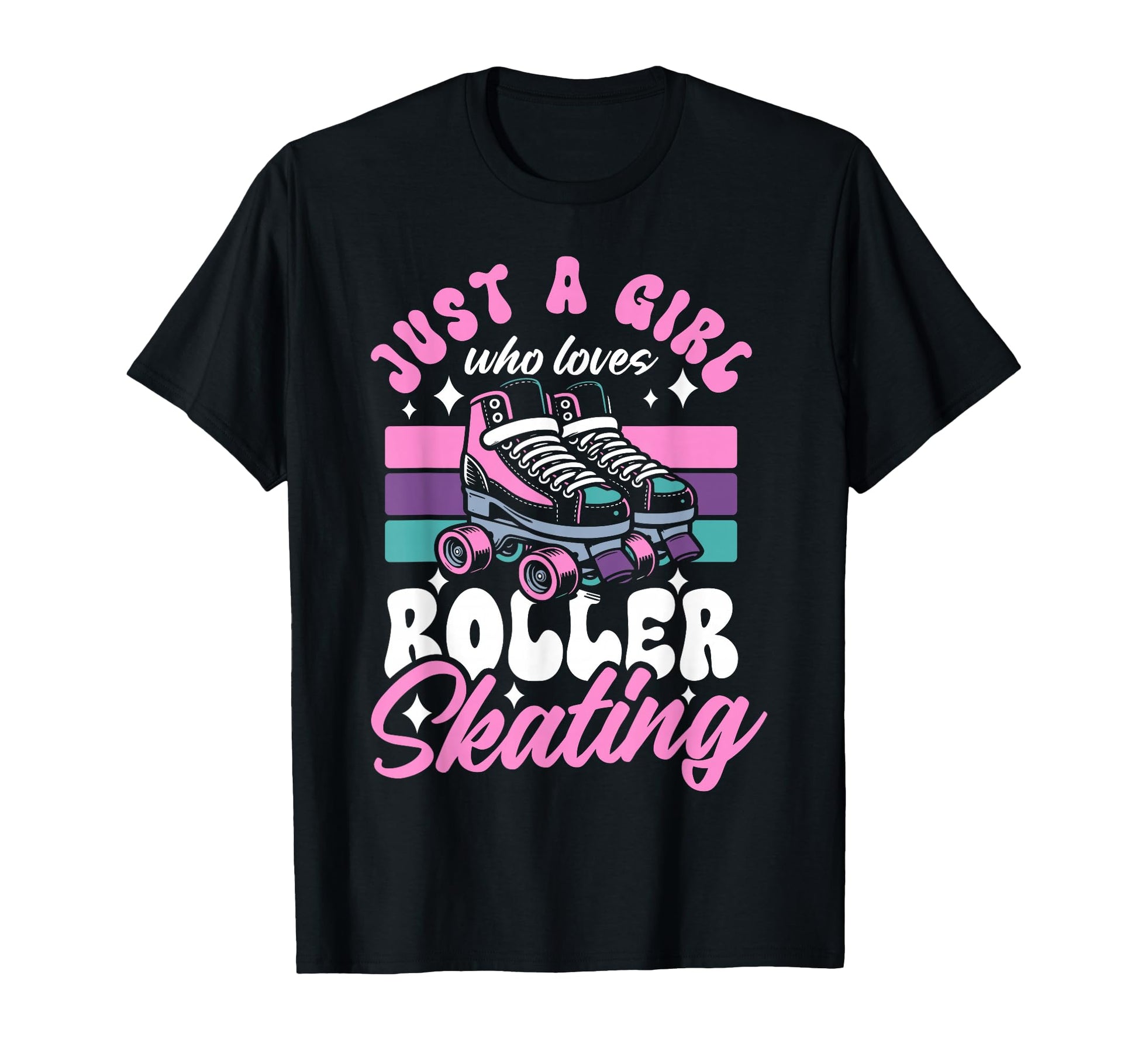 Roller Skating Skate 1970S Just T-Shirt - Casual Everyday Wear for Adults - T-Shirt, Sweatshirt, Hoodie