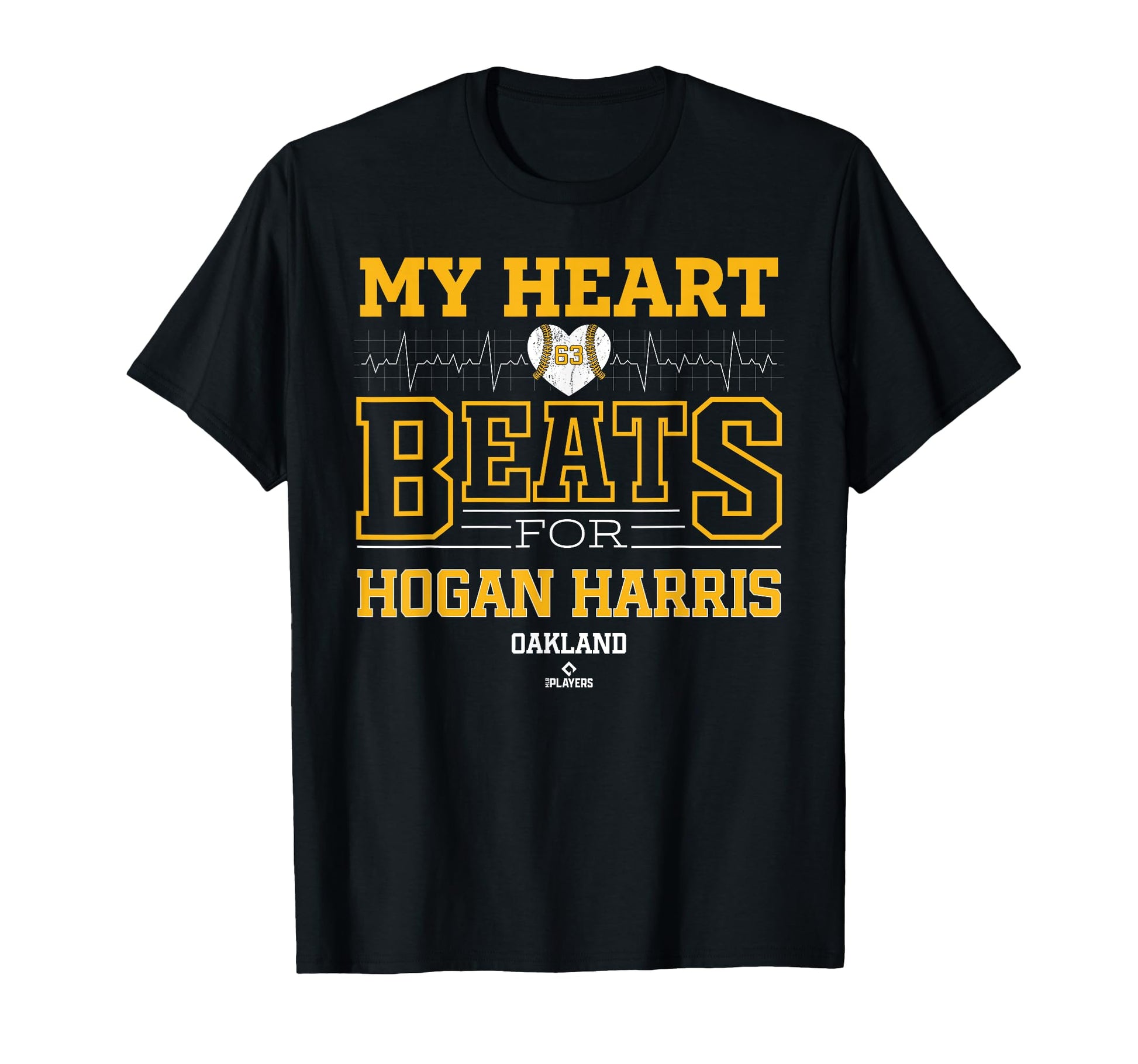 My Heart Beats Hogan Harris T-Shirt - Fun Novelty Design for Adults - T-Shirt, Sweatshirt, Hoodie