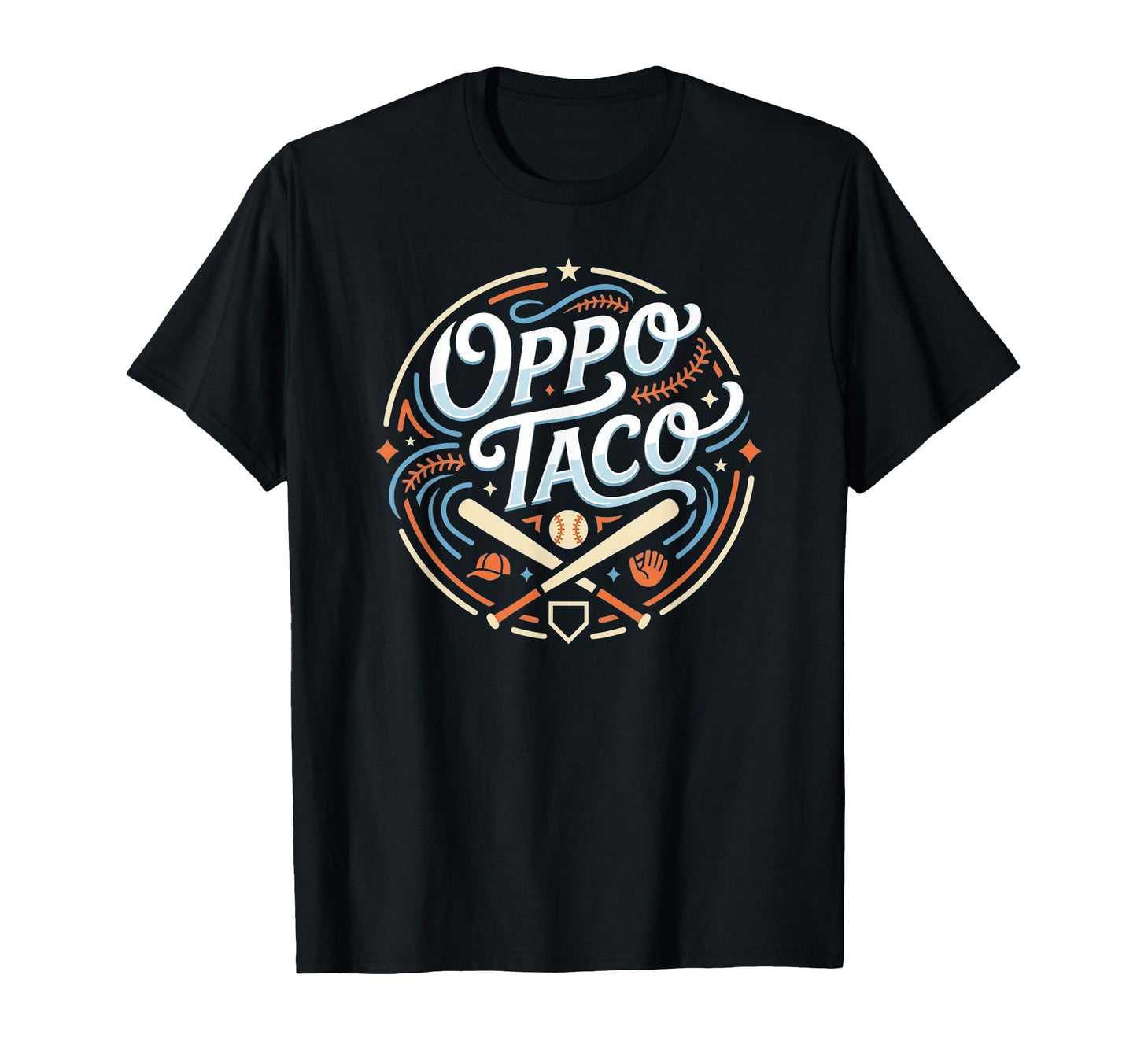 Funny Baseball Oppo Taco Home Run T-Shirt - Unique Graphic Unisex - T-Shirt, Sweatshirt, Hoodie