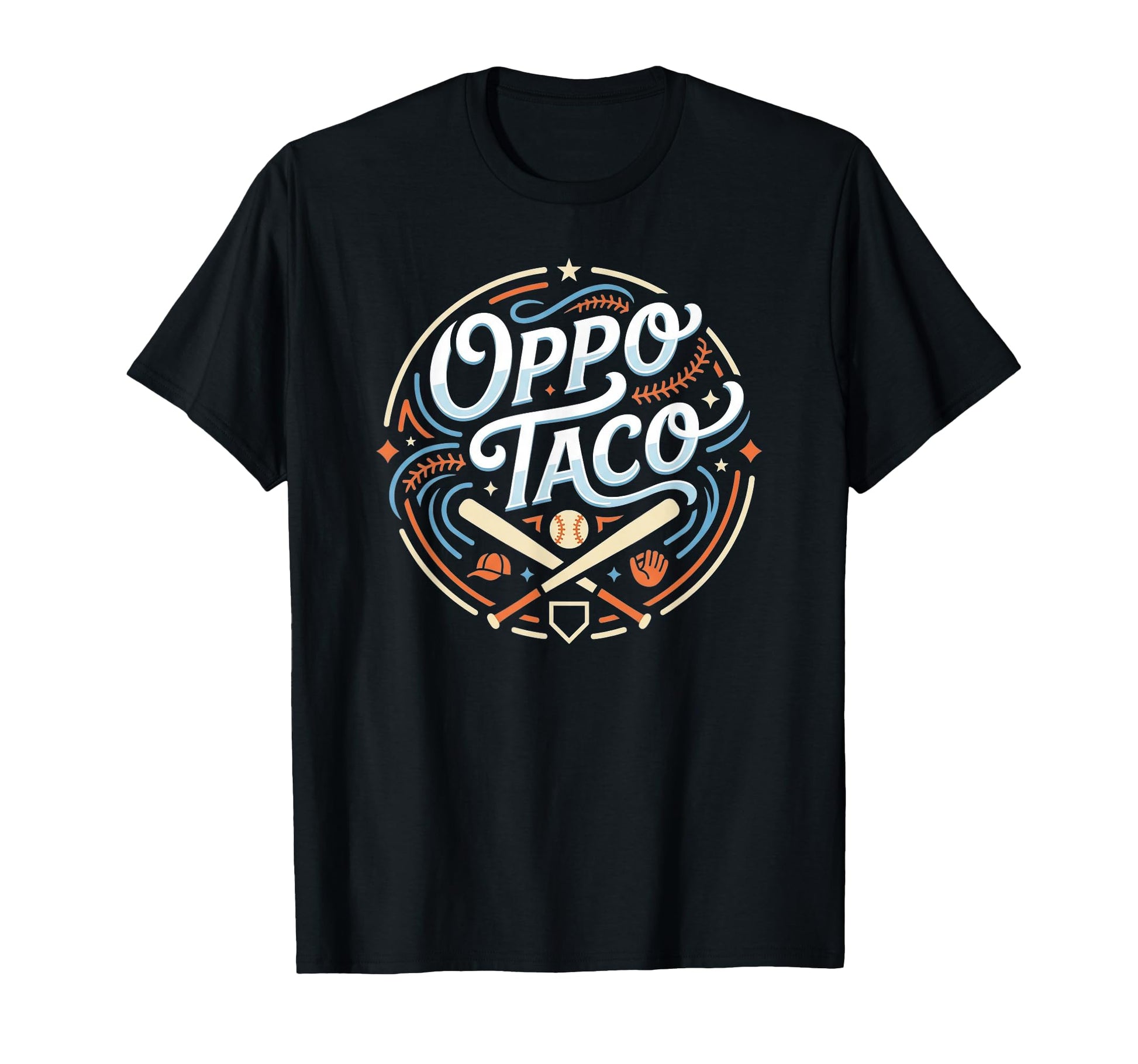Funny Baseball Oppo Taco Home Run T-Shirt - Unique Graphic Unisex - T-Shirt, Sweatshirt, Hoodie