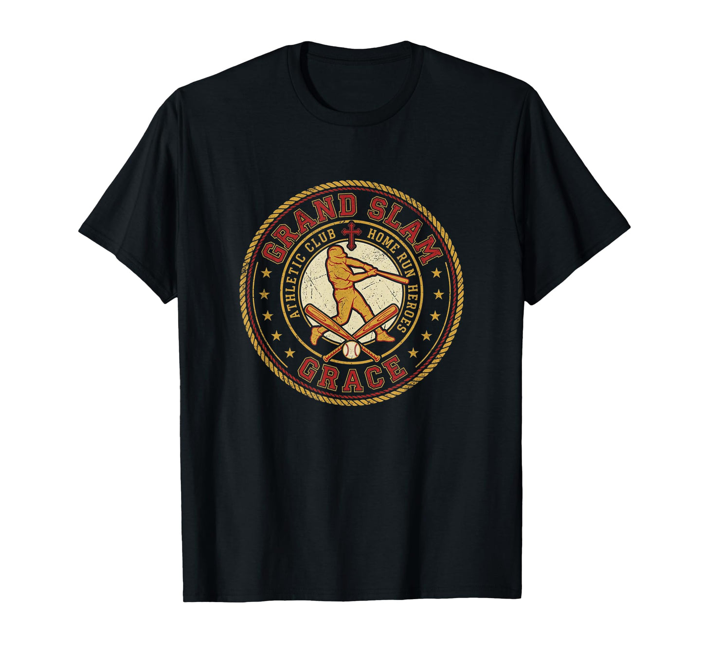 Grand Slam Grace Christian Baseball Faith T-Shirt - Unique Graphic Unisex - T-Shirt, Sweatshirt, Hoodie