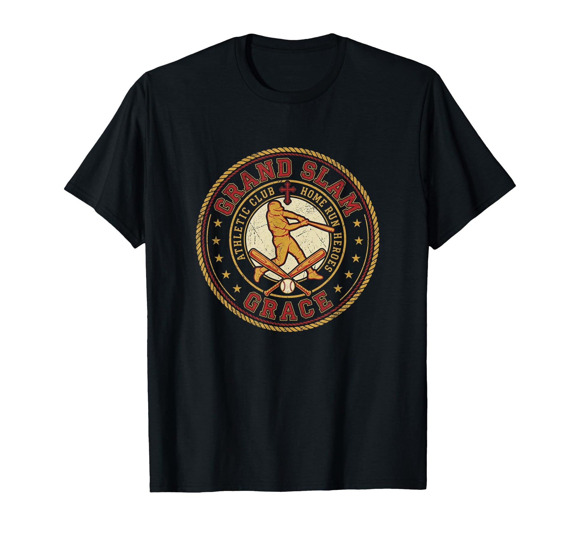 Grand Slam Grace Christian Baseball Faith T-Shirt - Unique Graphic Unisex - T-Shirt, Sweatshirt, Hoodie