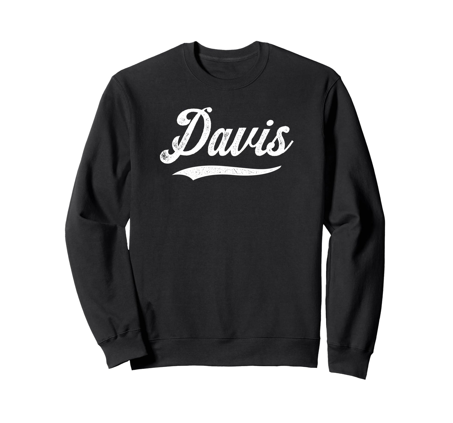 Distressed Script Colin Davis Sweatshirt - Novelty Apparel Men Women - T-Shirt, Sweatshirt, Hoodie