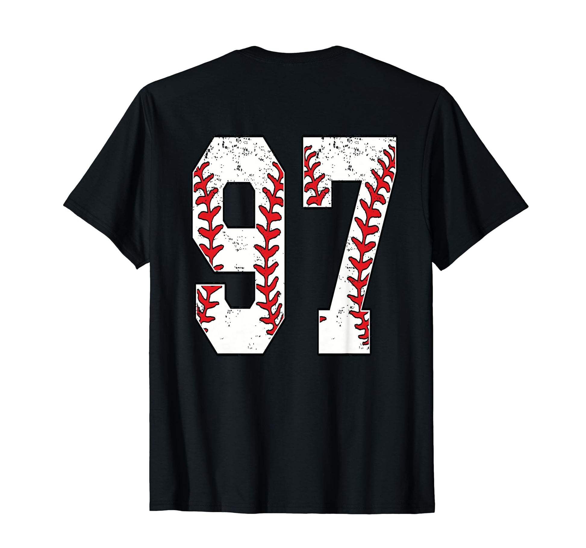 Number 97 Baseball Jersey Number 97 Back T-Shirt - Custom Art Print Unisex - T-Shirt, Sweatshirt, Hoodie
