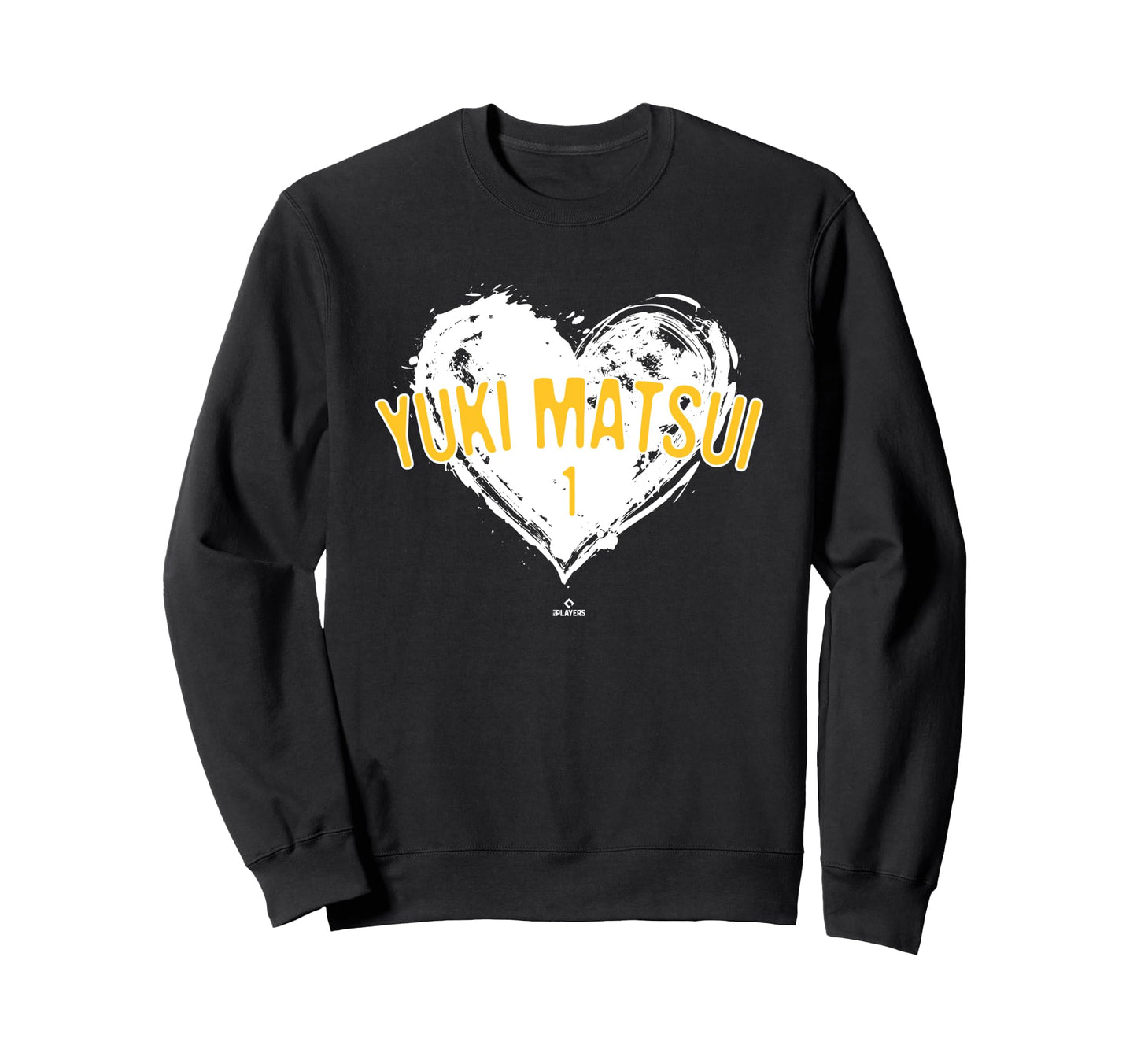 Distressed Heart Yuki Matsui San Diego Sweatshirt - Graphic Print Unisex - T-Shirt, Sweatshirt, Hoodie