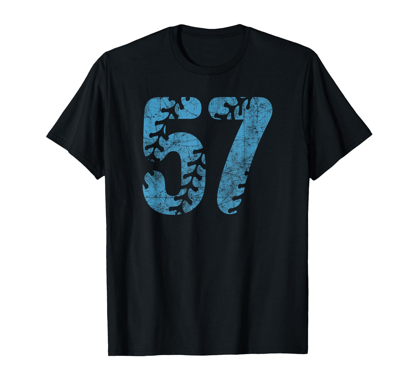 Baseball Softball Mom 57 Number T-Shirt - Fun Novelty Design for Adults - T-Shirt, Sweatshirt, Hoodie