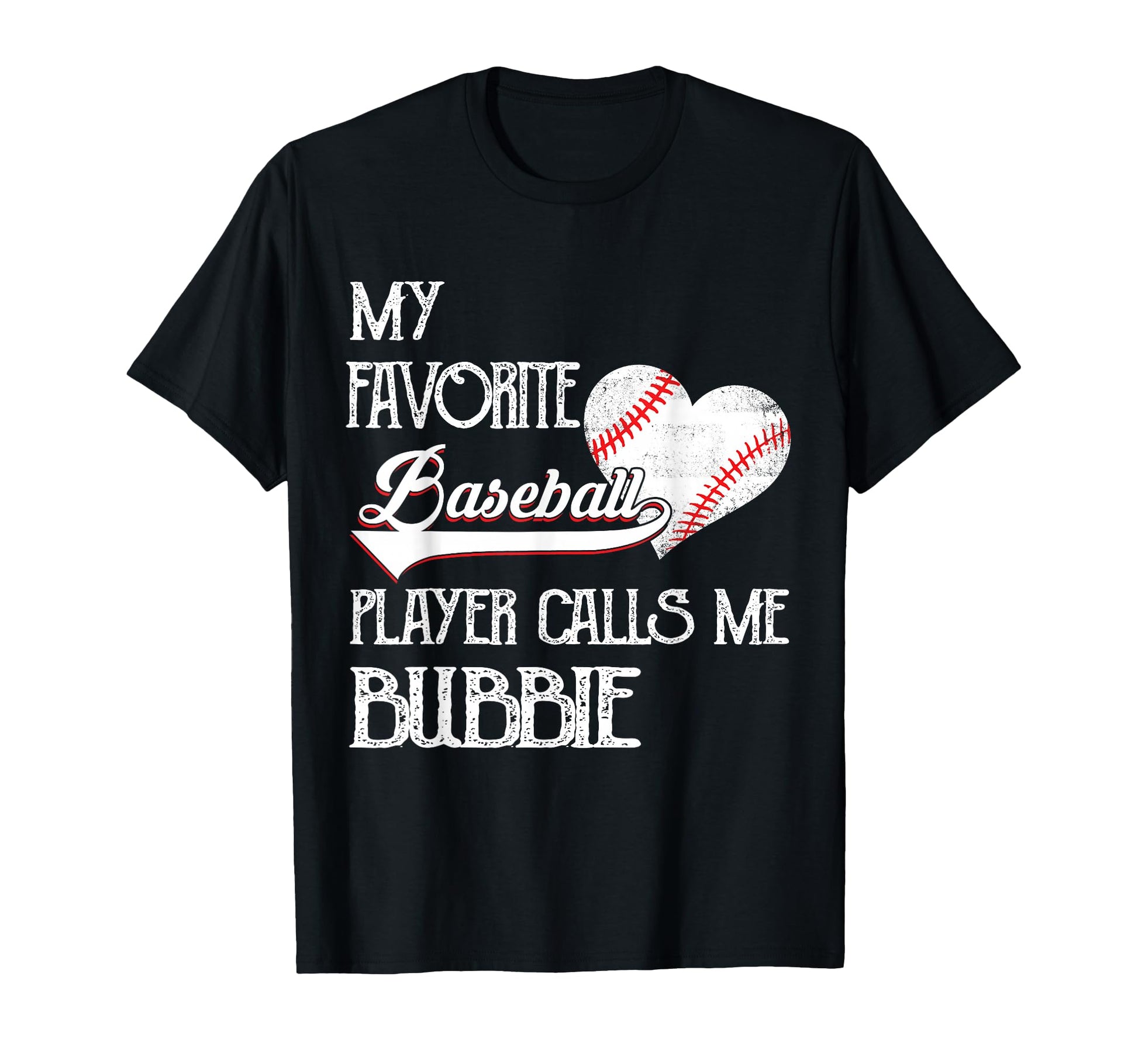Heart Love Favorite Baseball Player T-Shirt - Graphic Print Men Women - T-Shirt, Sweatshirt, Hoodie