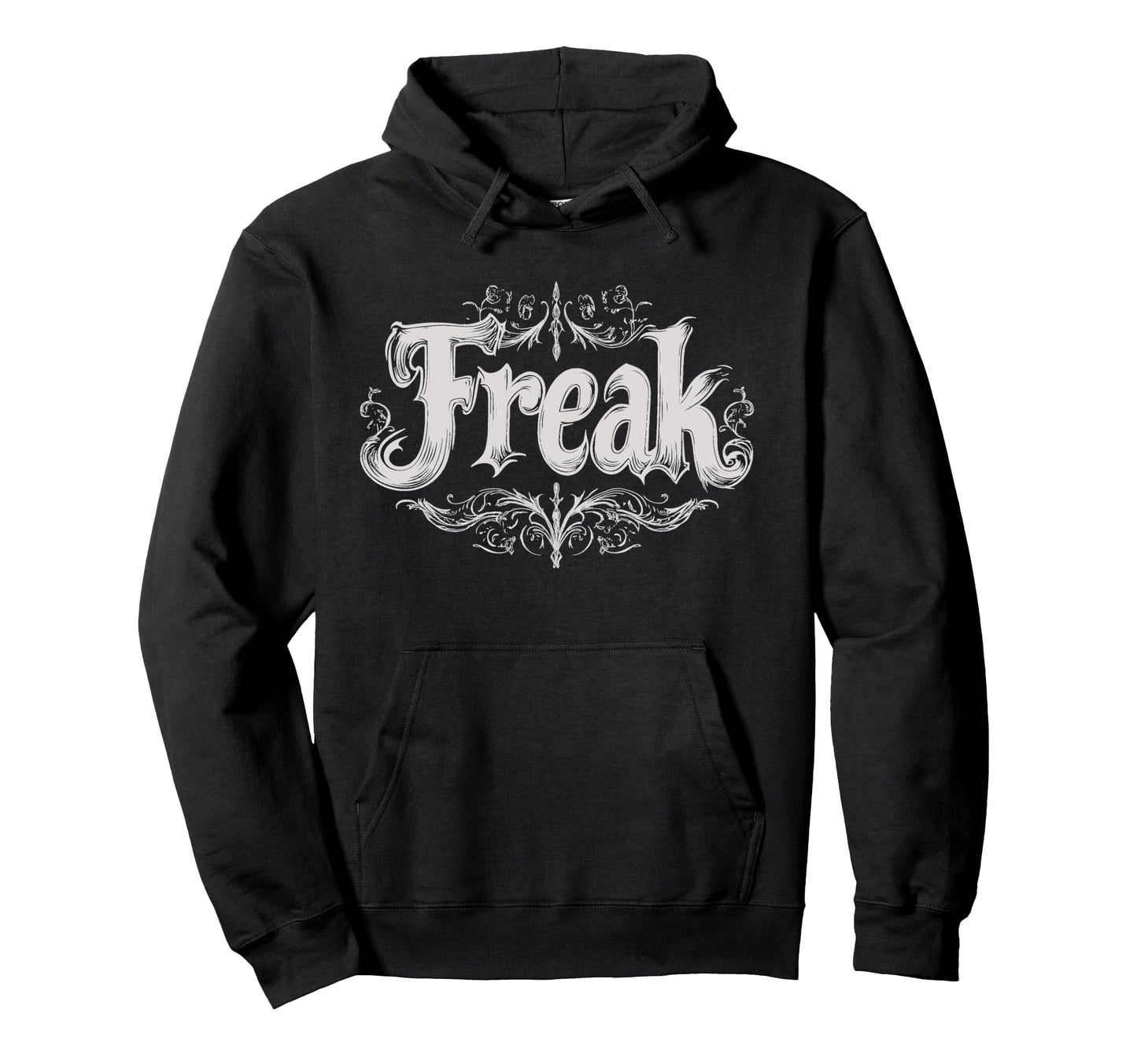 Freak Gothic Alt Grunge Hip Hop Y2K Emo Hoodie - Unique Graphic for Adults - T-Shirt, Sweatshirt, Hoodie