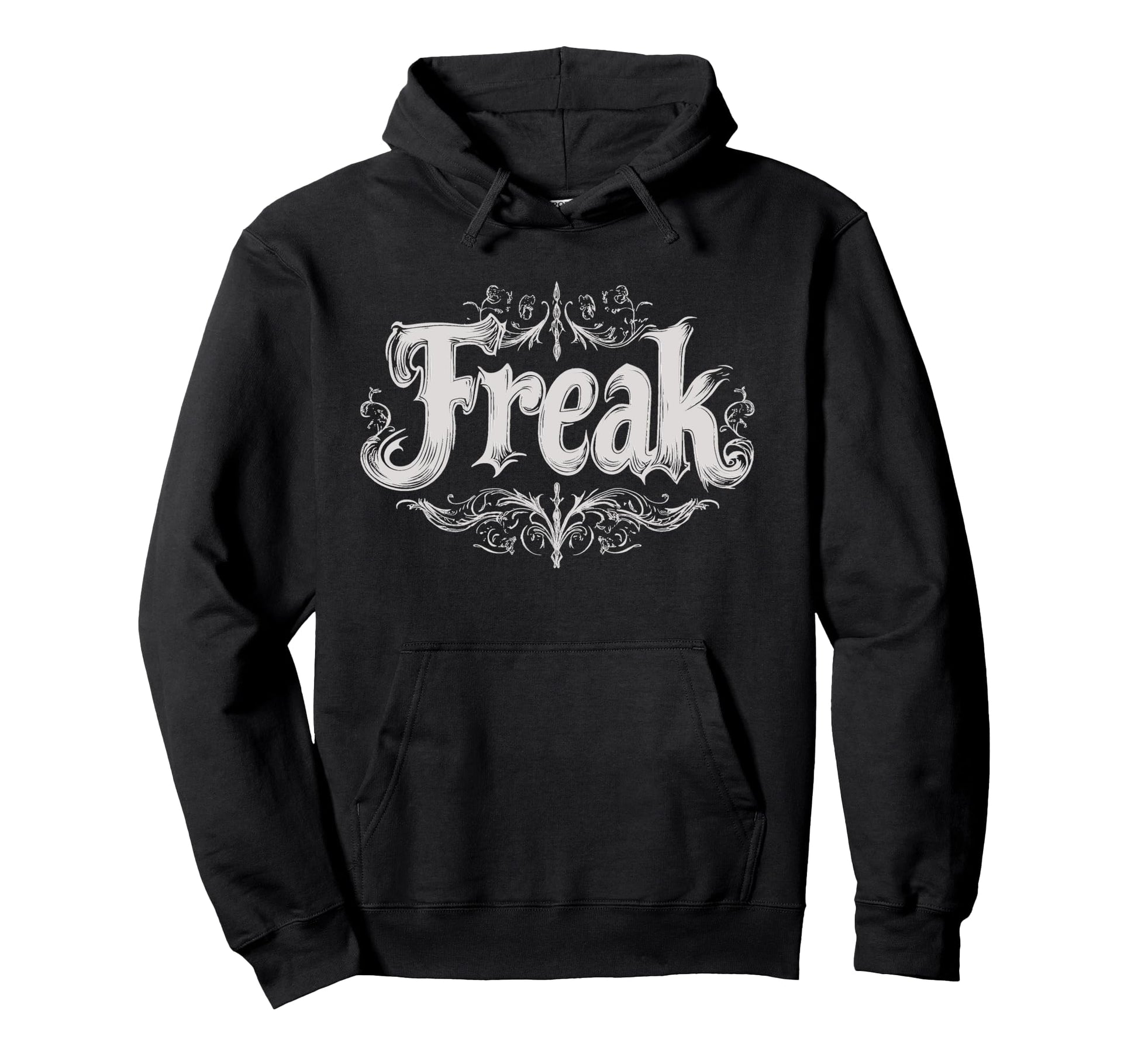 Freak Gothic Alt Grunge Hip Hop Y2K Emo Hoodie - Unique Graphic for Adults - T-Shirt, Sweatshirt, Hoodie