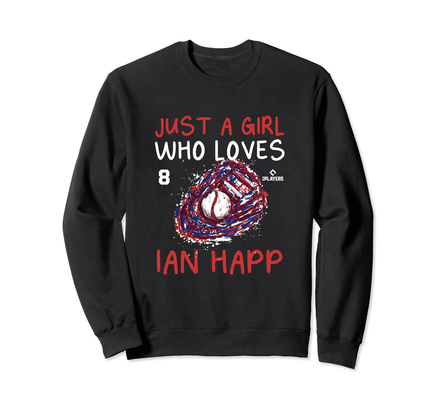 Who Loves Ian Happ Fan Mlbpa Sweatshirt - Custom Art Print Men Women - T-Shirt, Sweatshirt, Hoodie