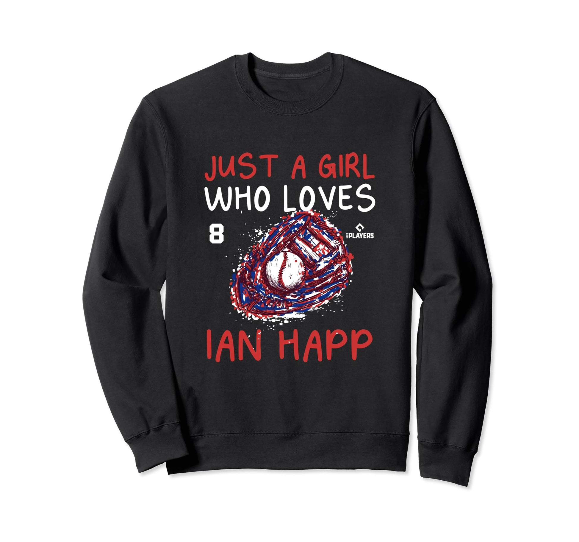 Who Loves Ian Happ Fan Mlbpa Sweatshirt - Custom Art Print Men Women - T-Shirt, Sweatshirt, Hoodie