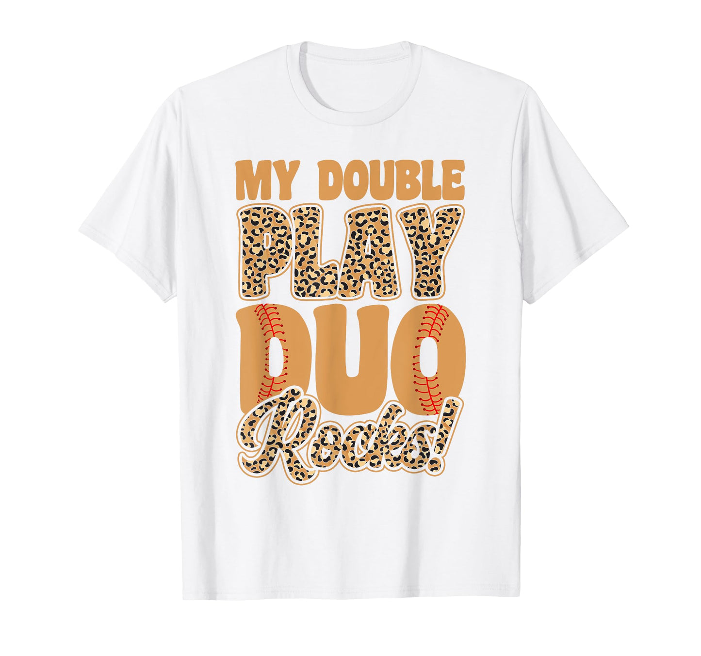 Baseball Mom My Double Play Duo T-Shirt - Fun Novelty Design for Adults - T-Shirt, Sweatshirt, Hoodie