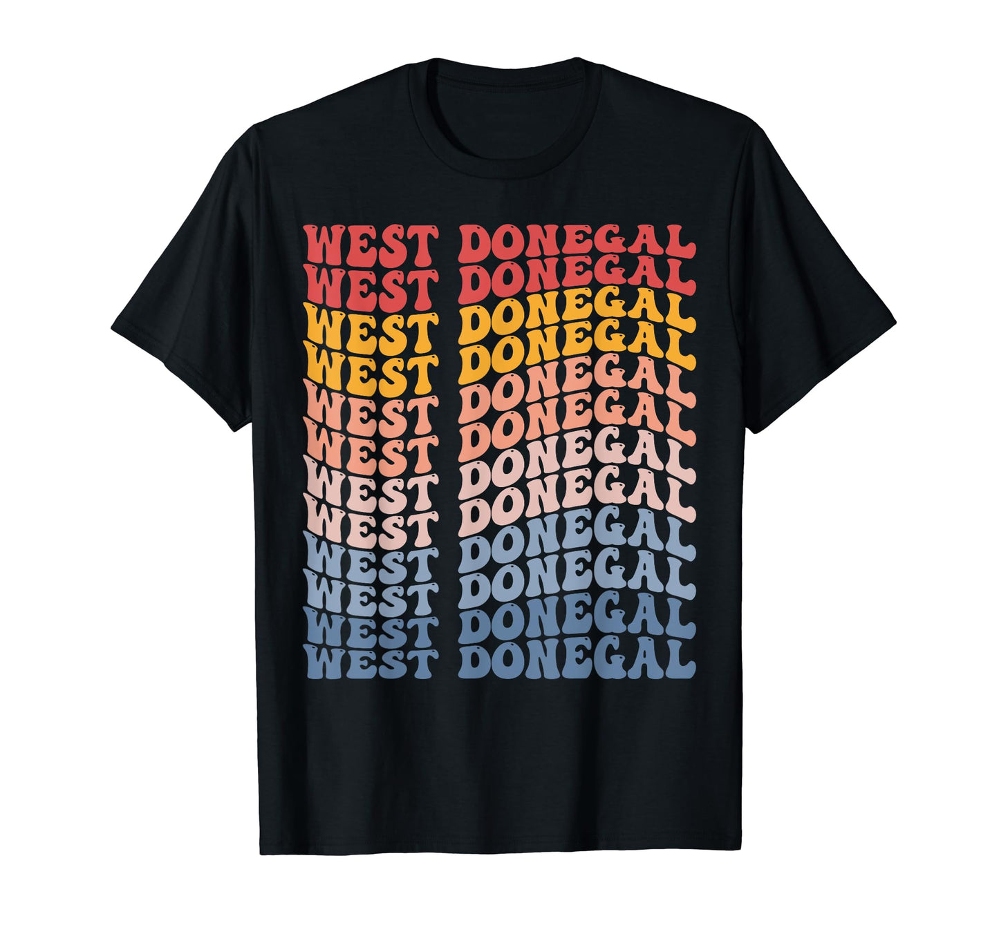West Donegal City Groovy T-Shirt - Streetwear Style for Adults - T-Shirt, Sweatshirt, Hoodie