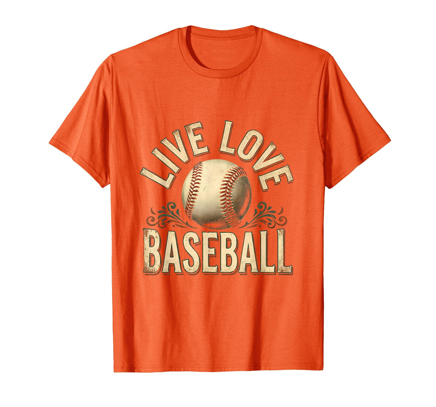 Live Love Baseball American T-Shirt - Aesthetic Graphic for Adults - T-Shirt, Sweatshirt, Hoodie