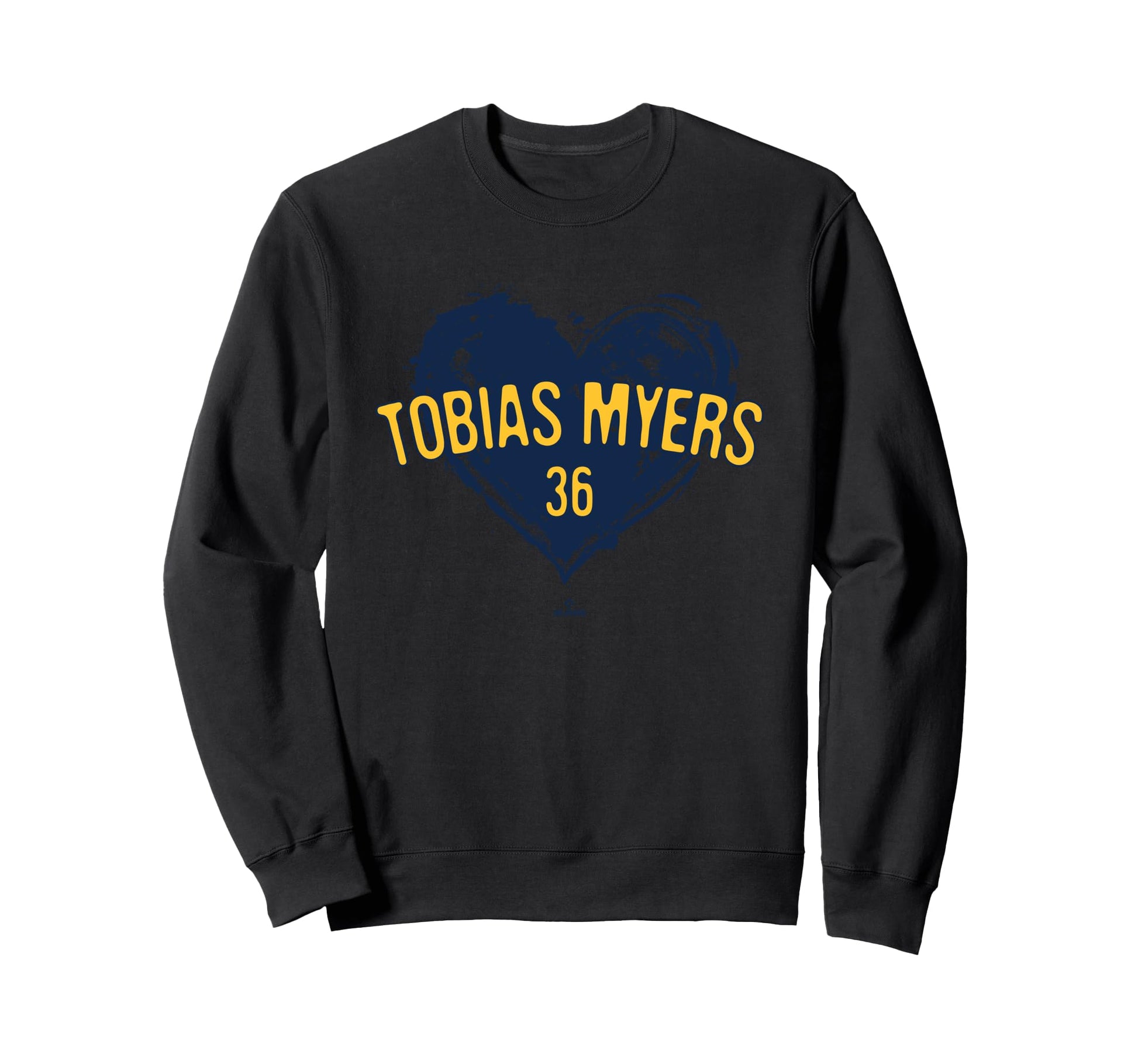 Distressed Heart Tobias Myers Sweatshirt - Fun Novelty Design for Adults - T-Shirt, Sweatshirt, Hoodie