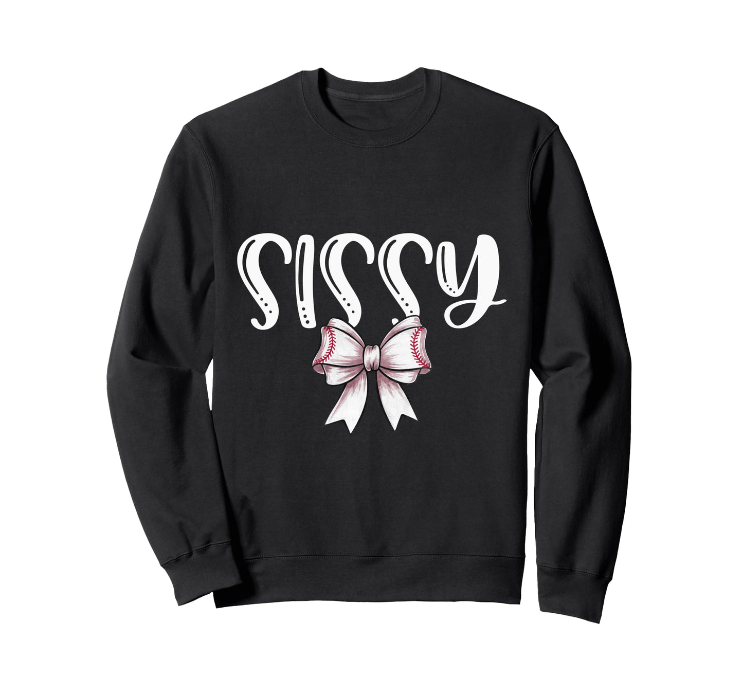 Coquette Baseball Sissy Spirit Sweatshirt - Trendy Graphic for Adults - T-Shirt, Sweatshirt, Hoodie