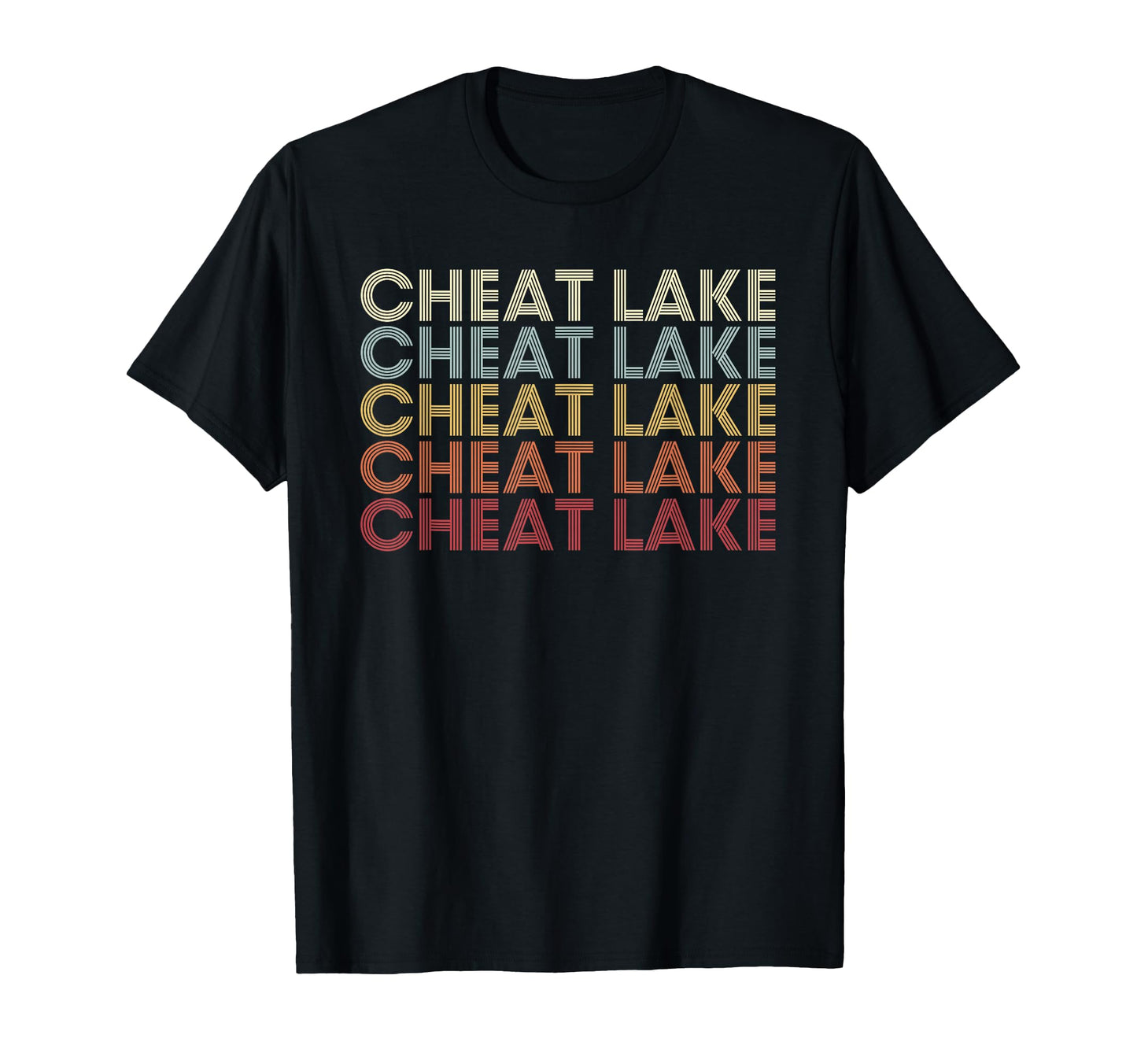 Cheat Lake West Virginia Cheat Lake T-Shirt - Minimalist Print for Adults - T-Shirt, Sweatshirt, Hoodie