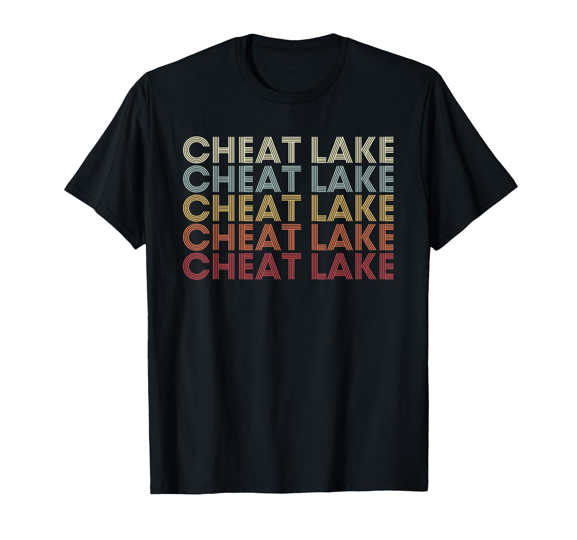 Cheat Lake West Virginia Cheat Lake T-Shirt - Minimalist Print for Adults - T-Shirt, Sweatshirt, Hoodie