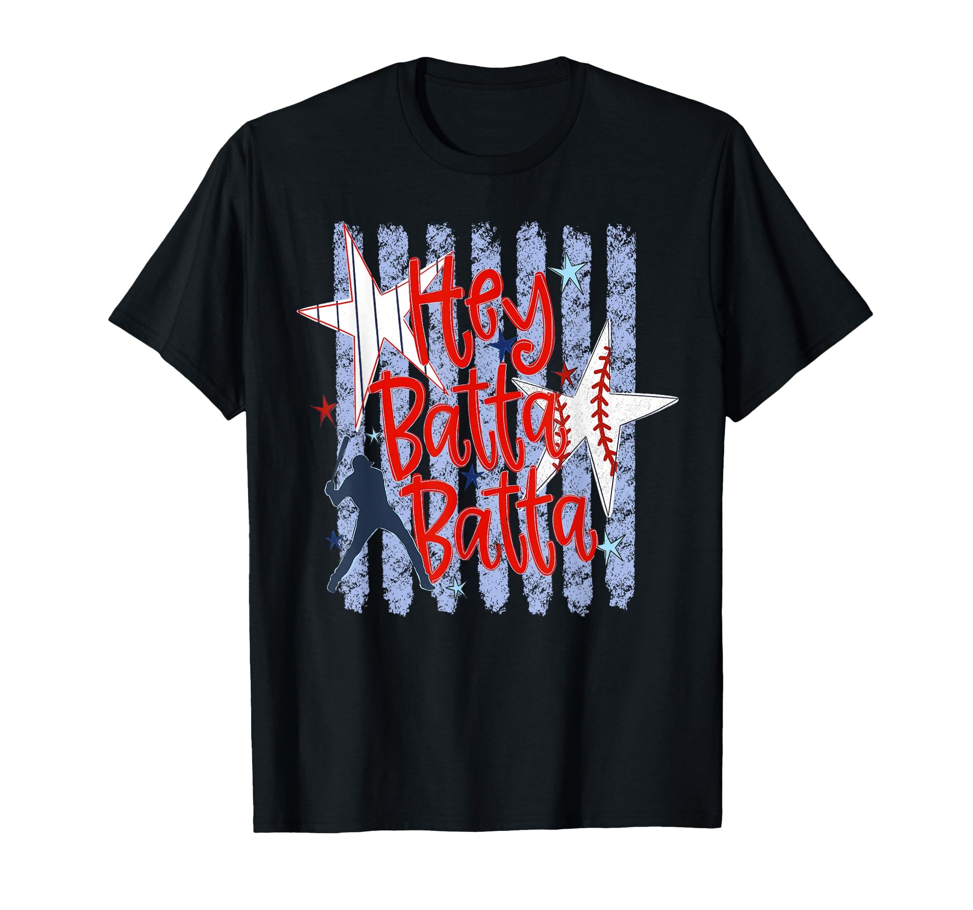 Hey Batta Batta Baseball Season Happy T-Shirt - Graphic Print for Adults - T-Shirt, Sweatshirt, Hoodie