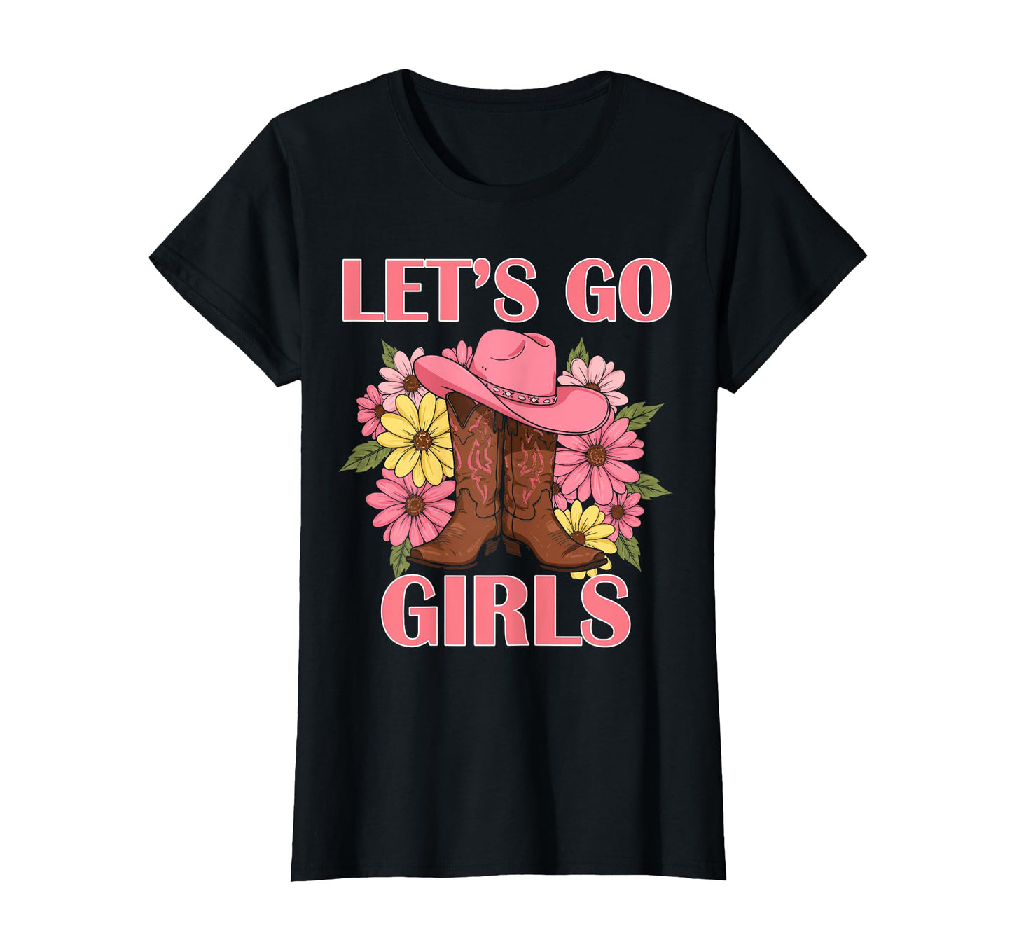Lets Go Tees Rodeo Western Love T-Shirt - Custom Art Print Men Women - T-Shirt, Sweatshirt, Hoodie