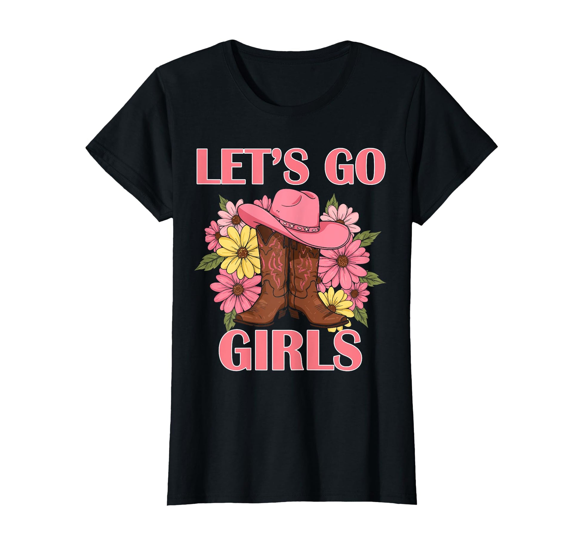 Lets Go Tees Rodeo Western Love T-Shirt - Custom Art Print Men Women - T-Shirt, Sweatshirt, Hoodie