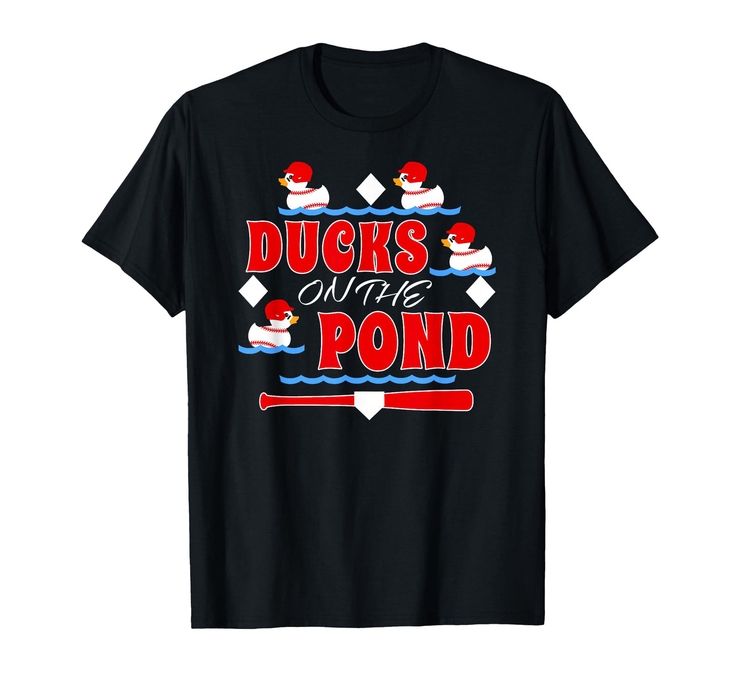 Funny Ducks Pond Baseball Lingo Mom T-Shirt - Fun Novelty Design Unisex - T-Shirt, Sweatshirt, Hoodie