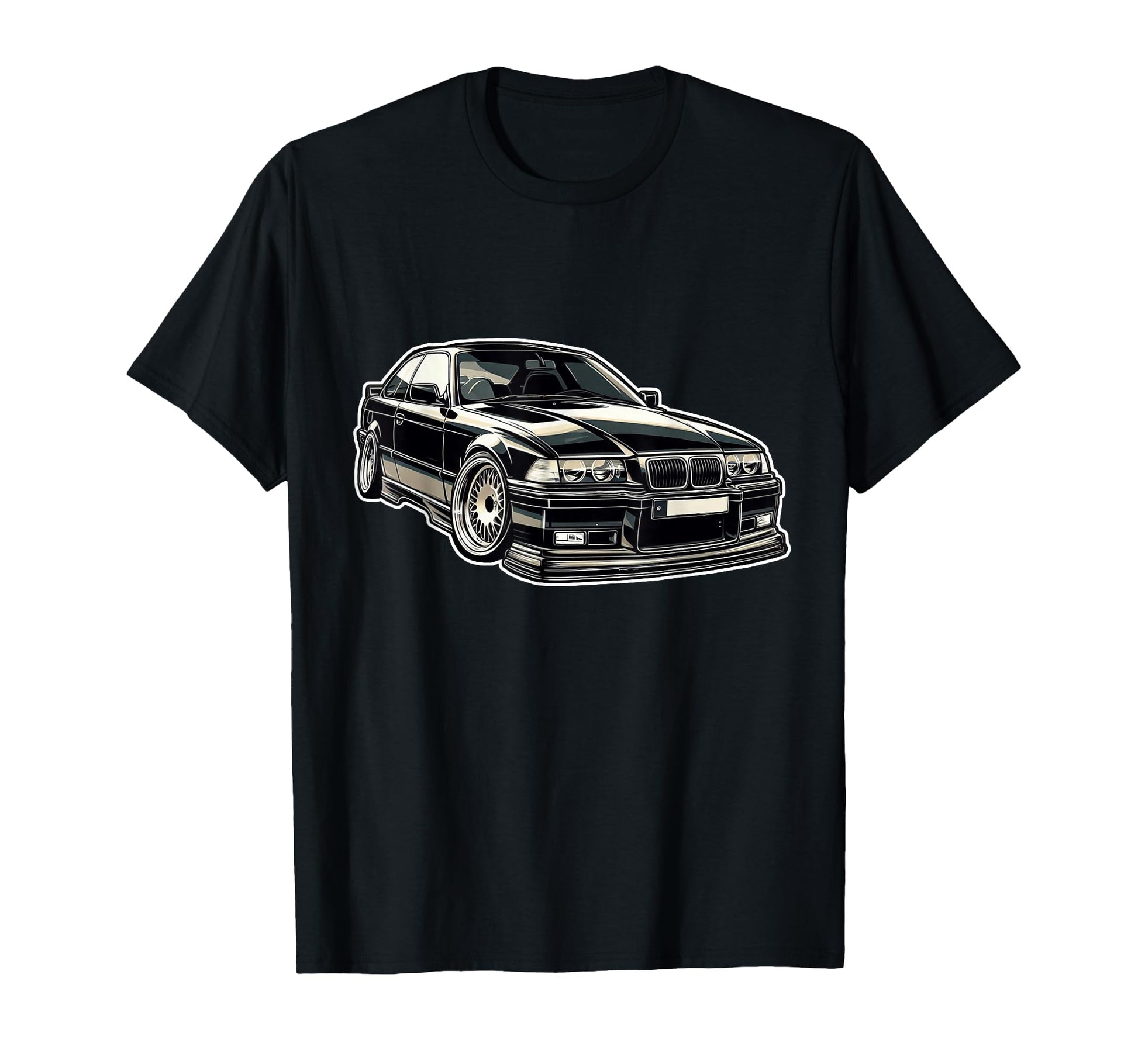 Old German Cars E36 Drifting Tuning T-Shirt - Graphic Print Men Women - T-Shirt, Sweatshirt, Hoodie