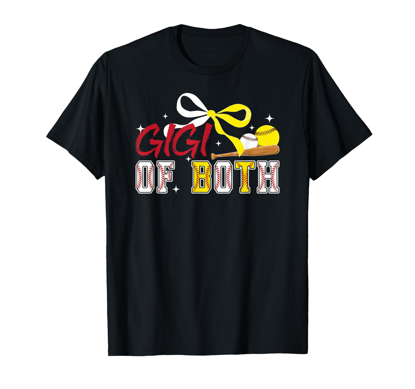 Gigi Both Coquette Baseball Softball T-Shirt - Graphic Print for Adults - T-Shirt, Sweatshirt, Hoodie