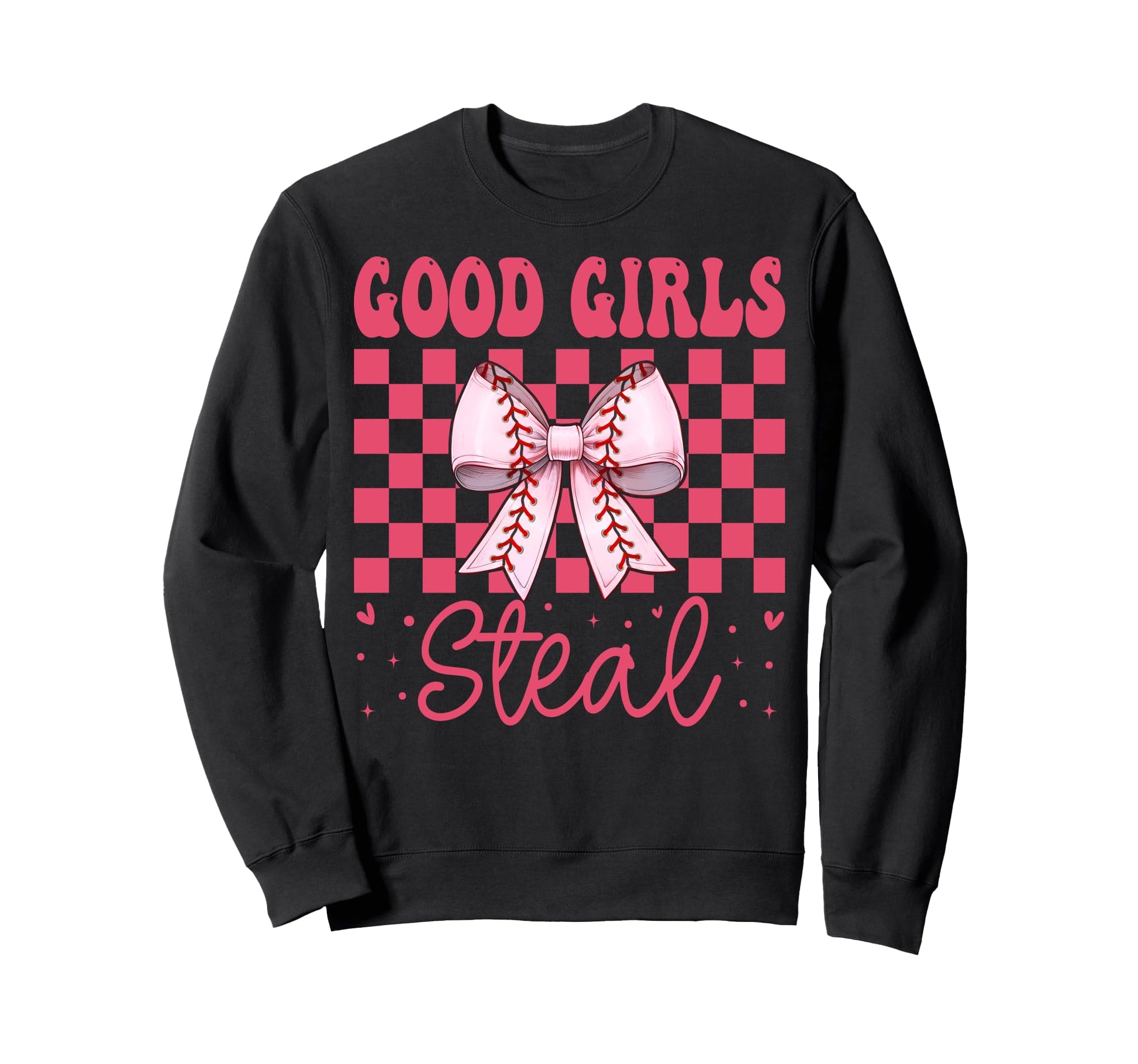 Baseball Mom Mothers Day Coquette Bow Sweatshirt - Trendy Graphic Unisex - T-Shirt, Sweatshirt, Hoodie