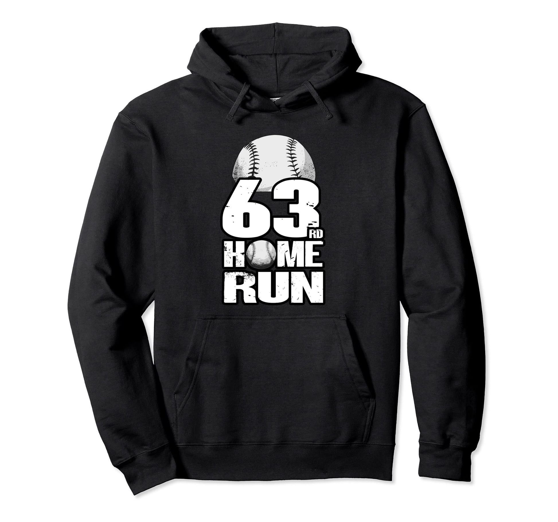 63 Years Old Baseball 63Rd Birthday Hoodie - Aesthetic Graphic Unisex - T-Shirt, Sweatshirt, Hoodie