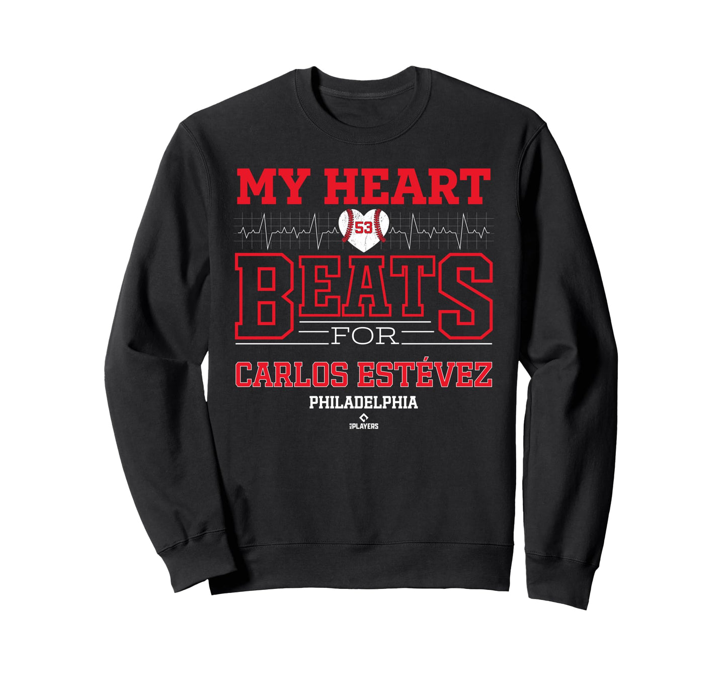 My Heart Beats Carlos Est Vez Sweatshirt - Unique Graphic for Adults - T-Shirt, Sweatshirt, Hoodie