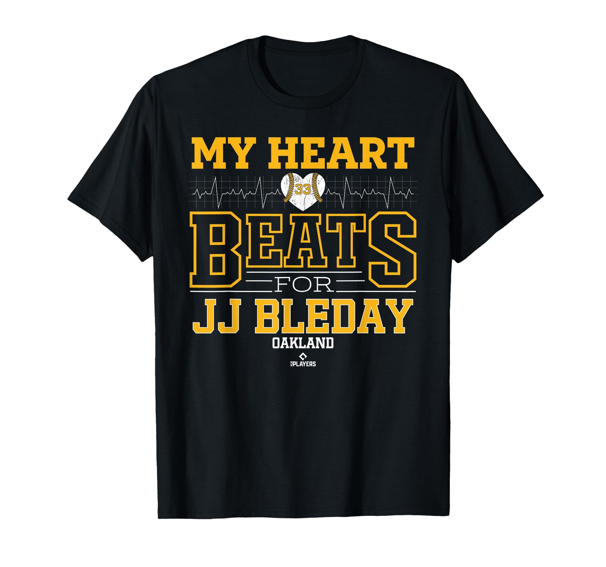 My Heart Beats Jj Bleday Oakland T-Shirt - Aesthetic Graphic for Adults - T-Shirt, Sweatshirt, Hoodie