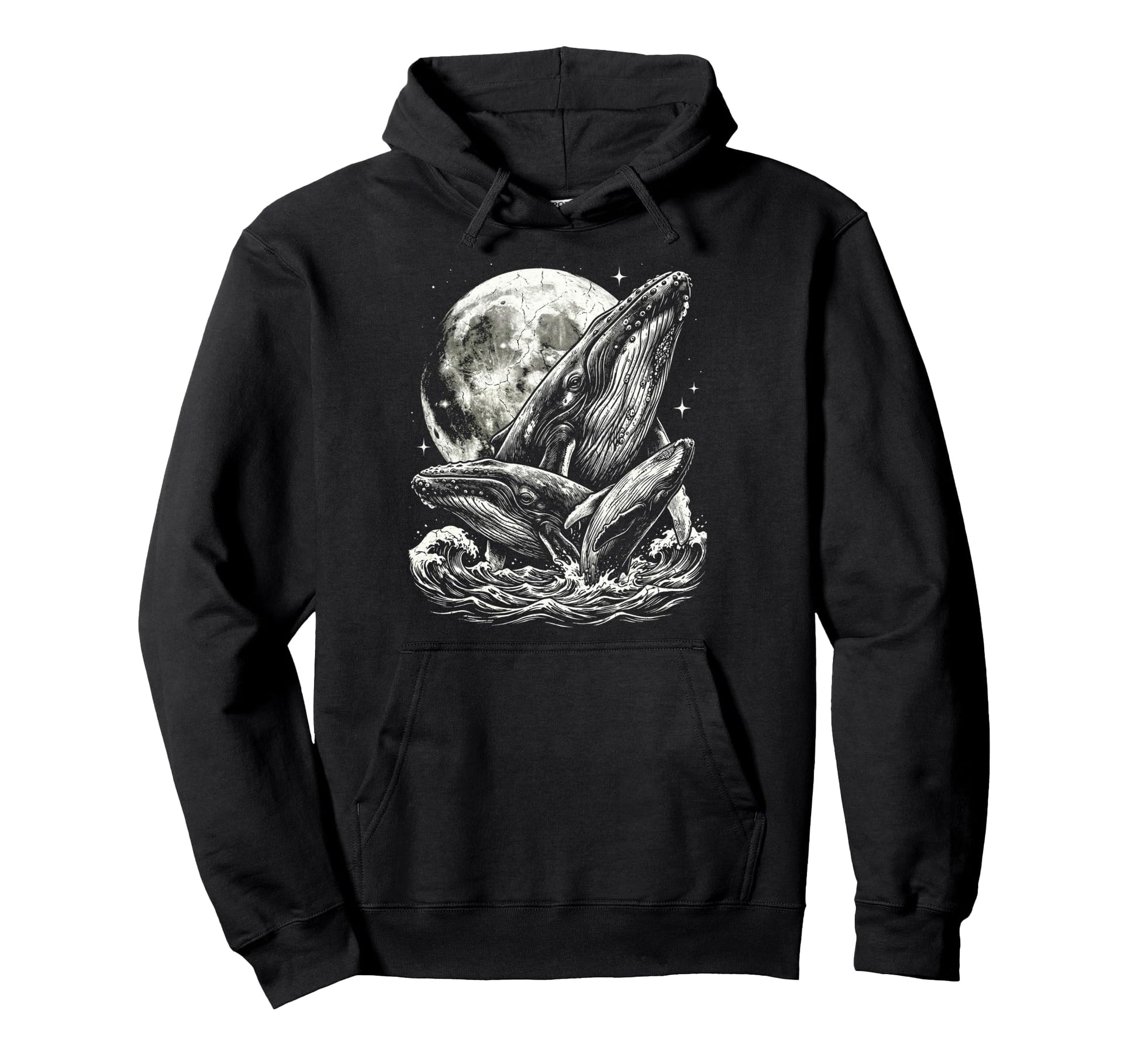 Blue Whale Humpback Whale 90S Aesthetic Hoodie - Fun Novelty Design Unisex - T-Shirt, Sweatshirt, Hoodie