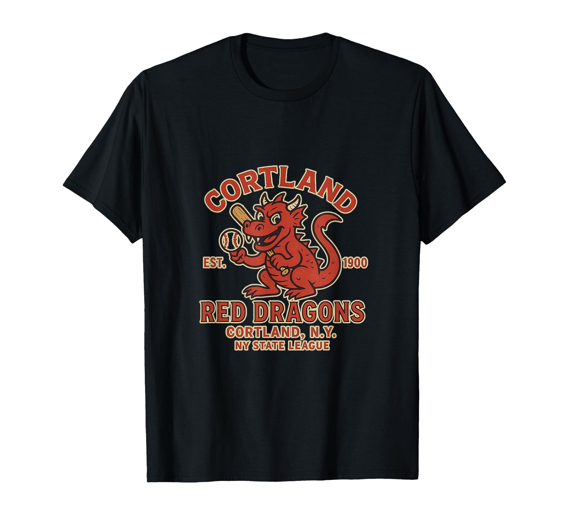 Dragon City Baseball Art T-Shirt - Trendy Graphic Unisex - T-Shirt, Sweatshirt, Hoodie