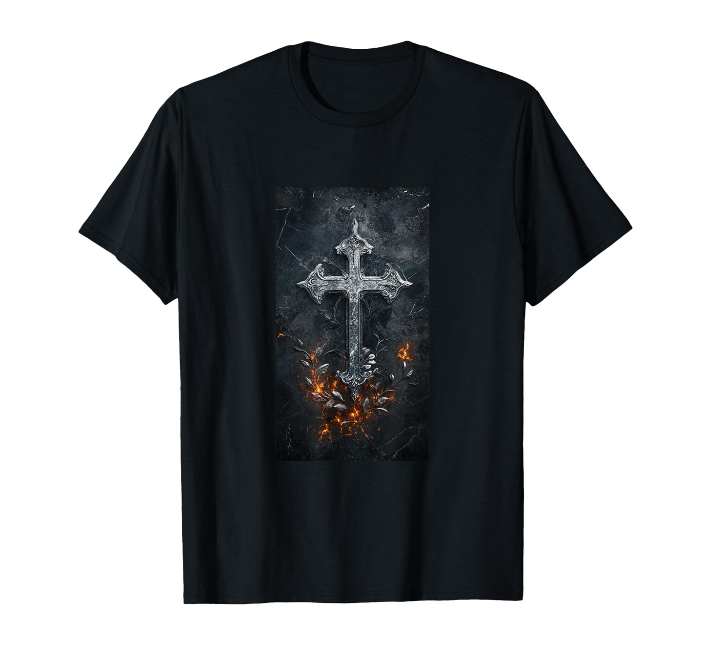 Gothic Cross Grunge Aesthetic Y2K Goth T-Shirt - Trendy Graphic Men Women - T-Shirt, Sweatshirt, Hoodie