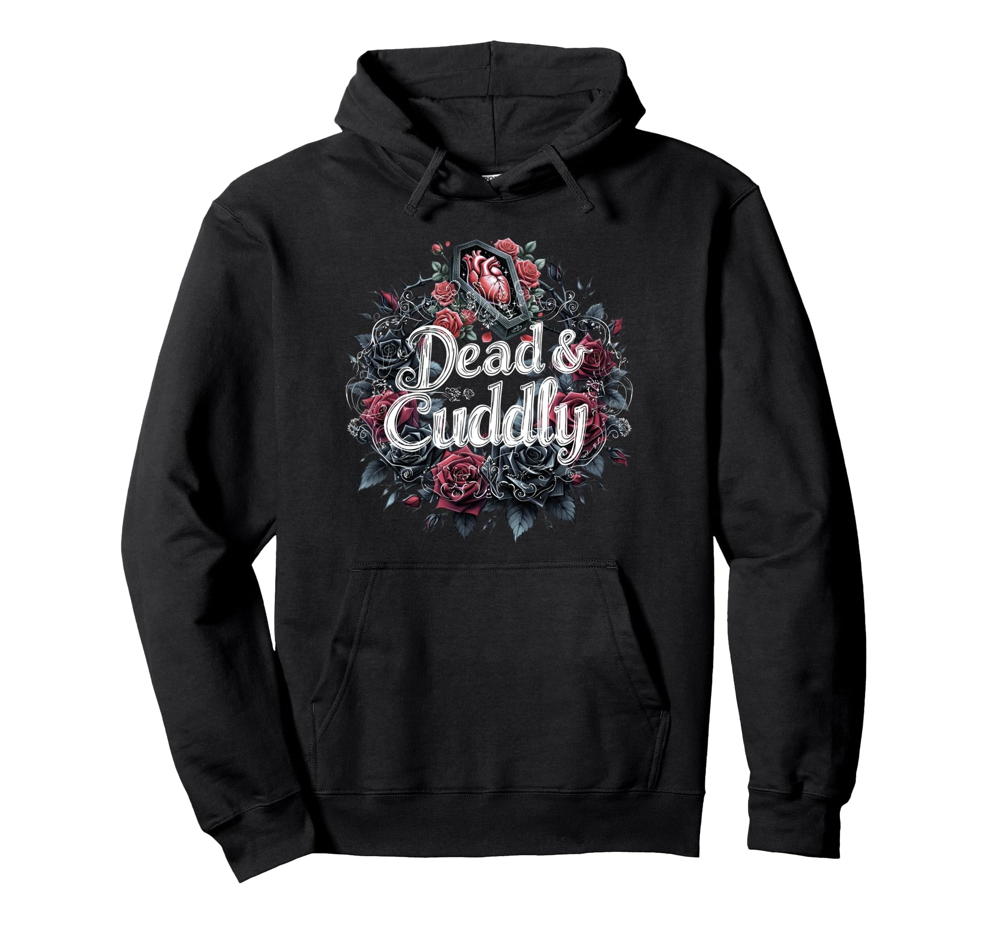 Dead And Cuddly Gothic Alt Grunge Hip Hoodie - Novelty Apparel for Adults - T-Shirt, Sweatshirt, Hoodie
