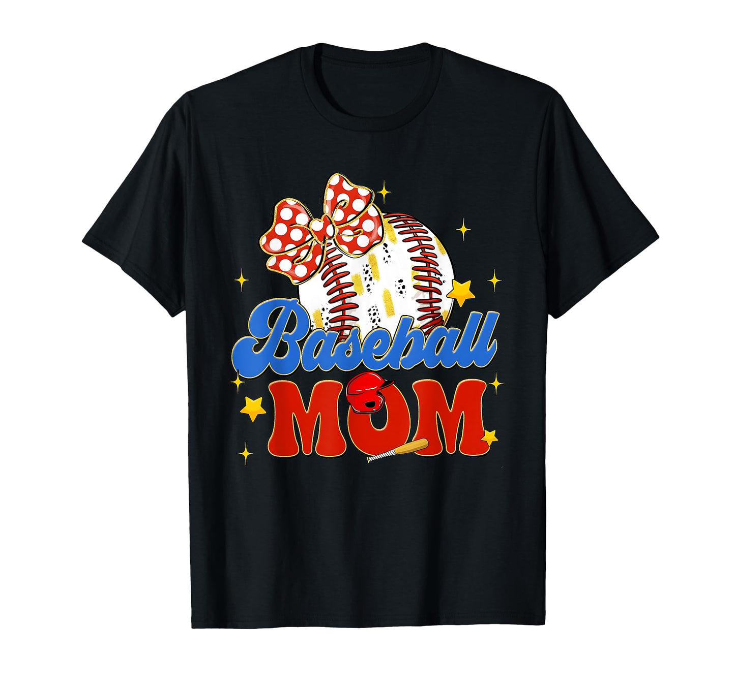 Baseball Mom Coquette Bow Game T-Shirt - Casual Everyday Wear Men Women - T-Shirt, Sweatshirt, Hoodie