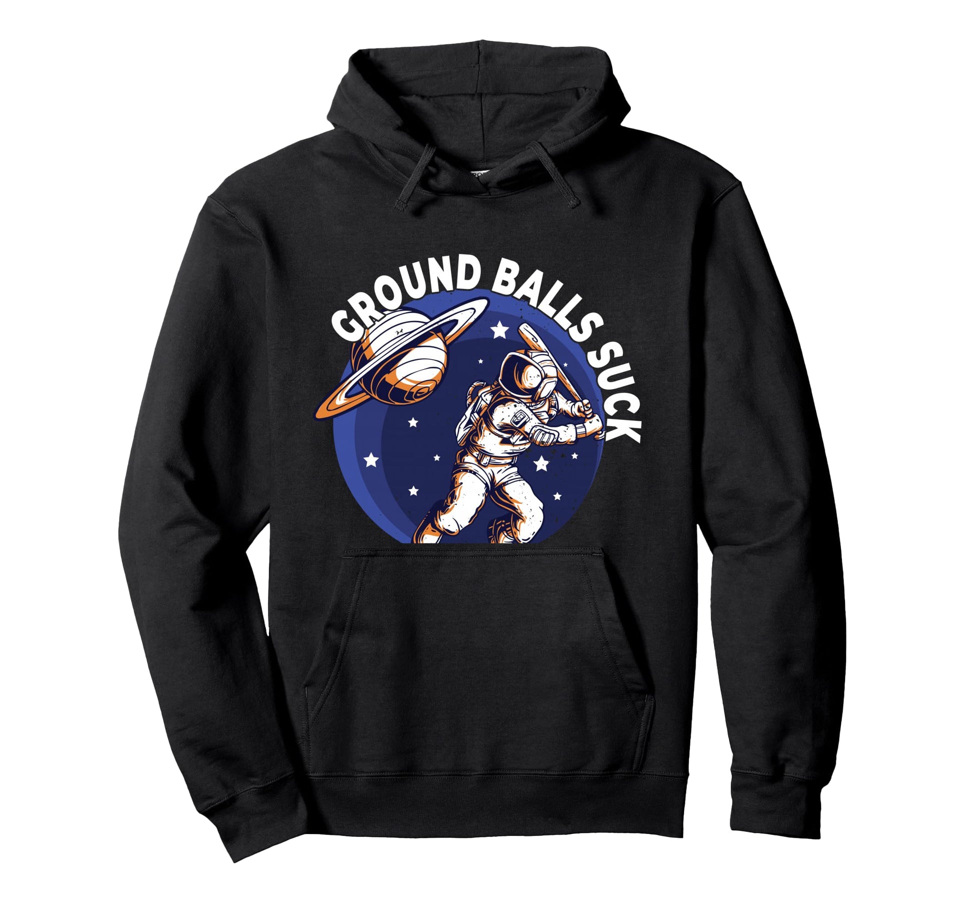 Ground Balls Suck Baseball Homerun Hoodie - Streetwear Style for Adults - T-Shirt, Sweatshirt, Hoodie