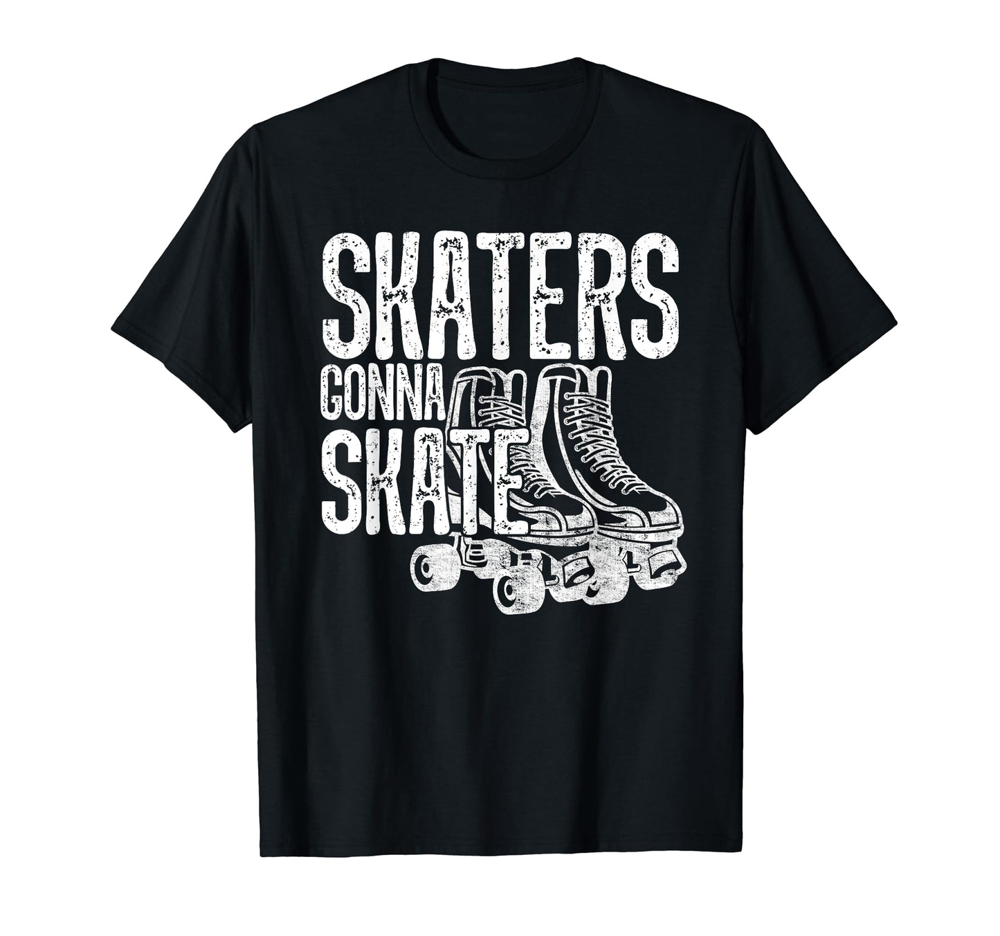 Skaters Gonna Skate Roller Derby T-Shirt - Trendy Graphic for Adults - T-Shirt, Sweatshirt, Hoodie