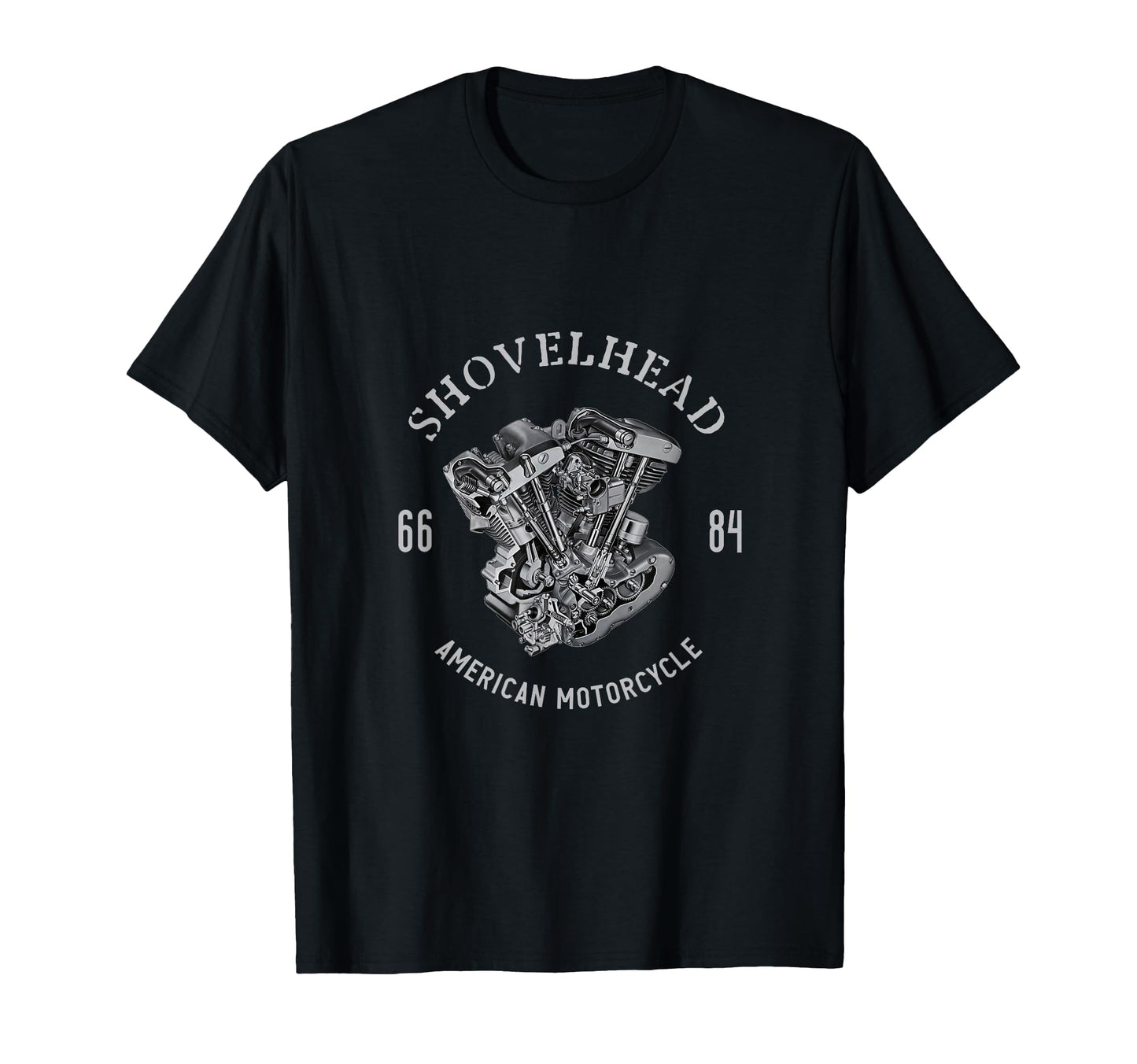 Old School Hd Motorcycle Vtwin T-Shirt - Novelty Apparel for Adults - T-Shirt, Sweatshirt, Hoodie